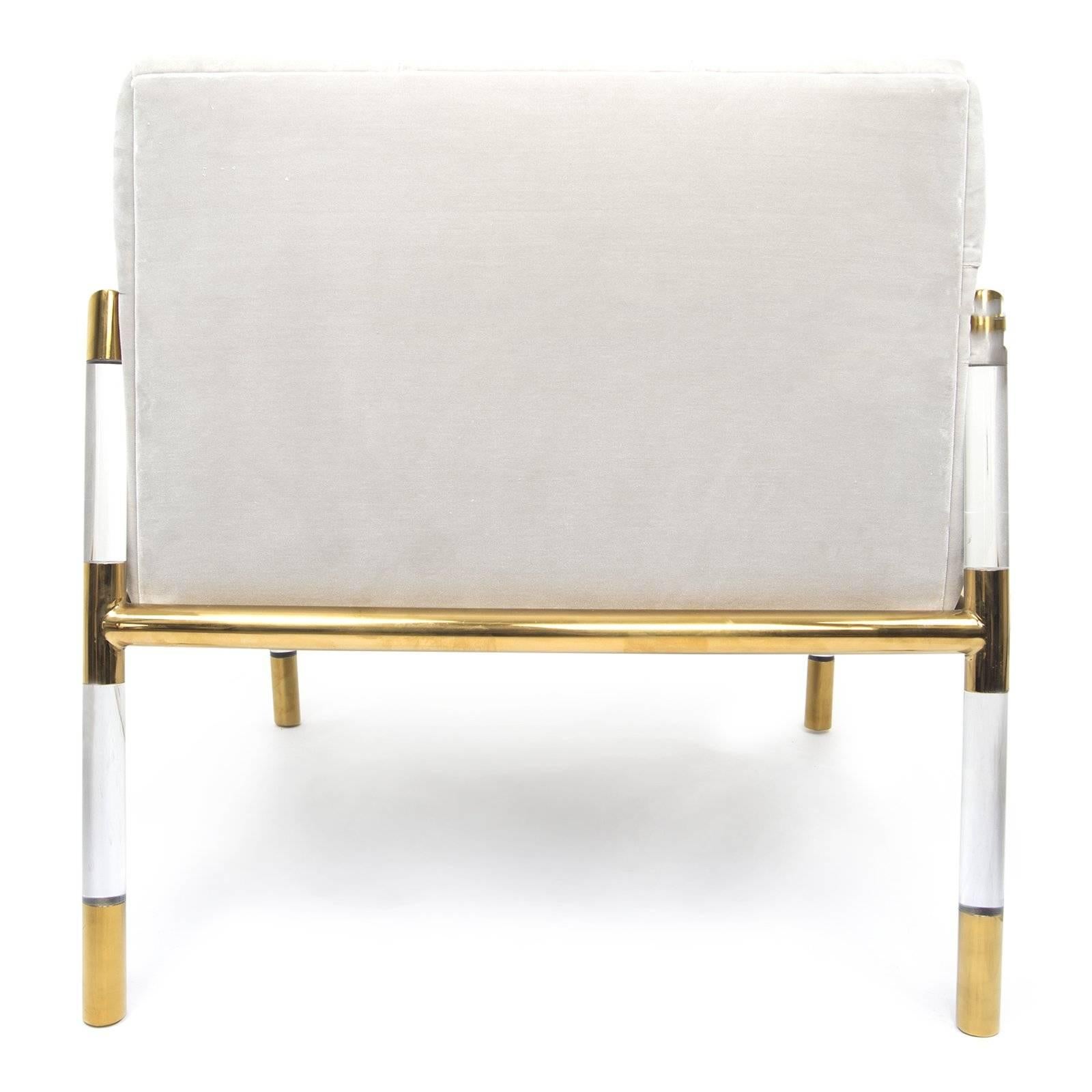 brass frame chair