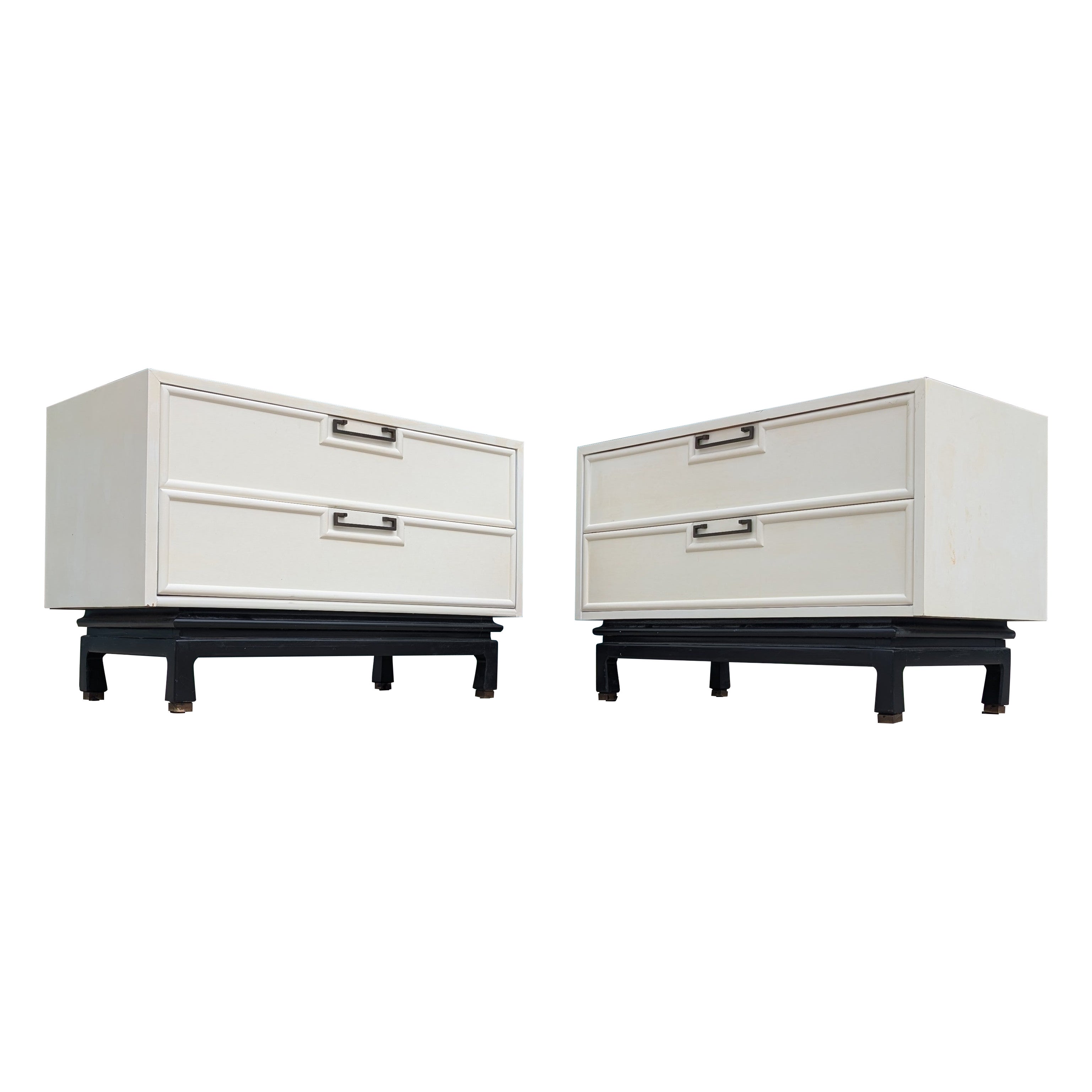 Mid Century Modern Nightstands by American of Martinsville, c1970s