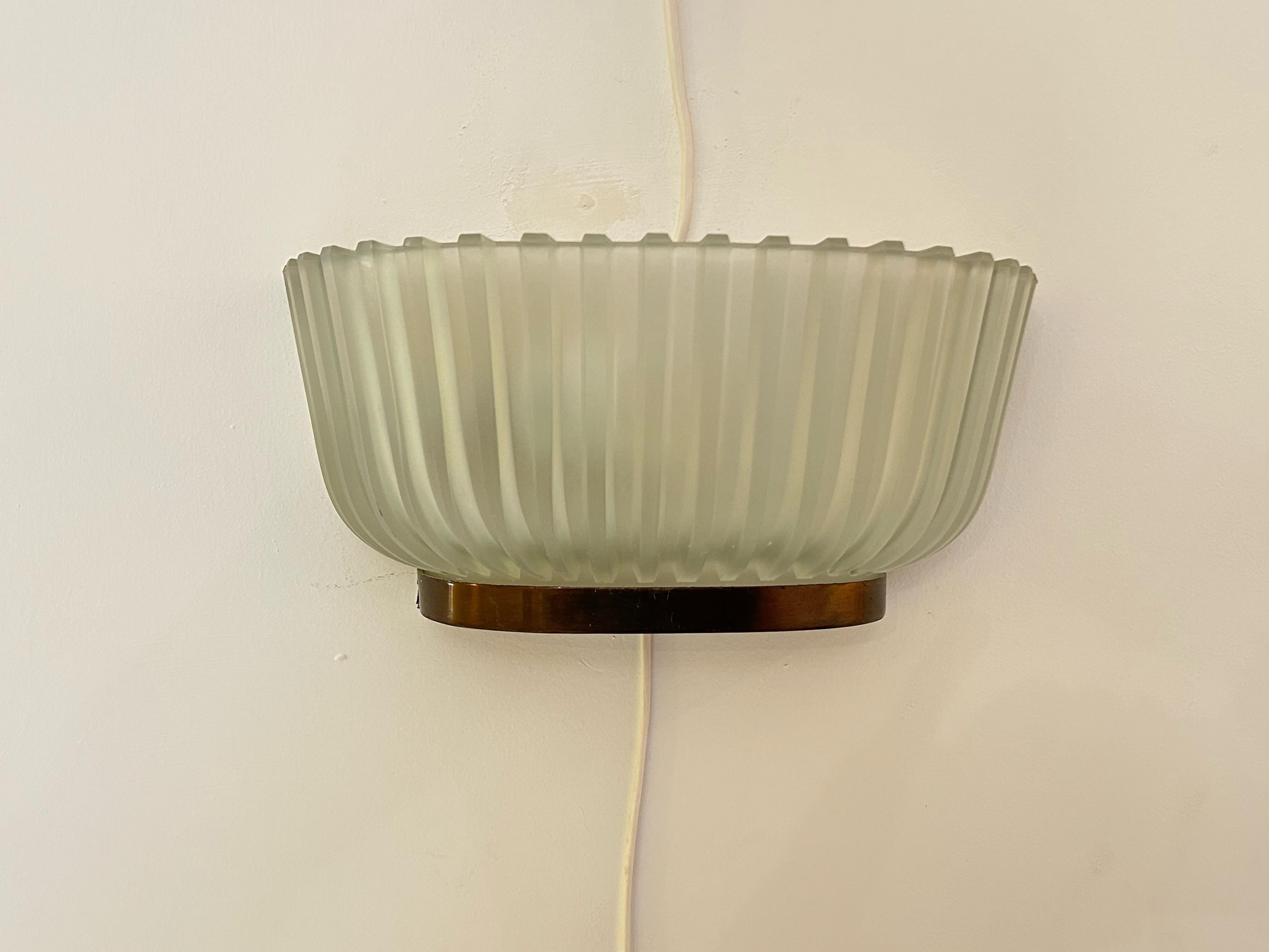 Coppia di lampade da parete italiane di metà secolo di Archimede Seguso, sconsigliate in vendita 1