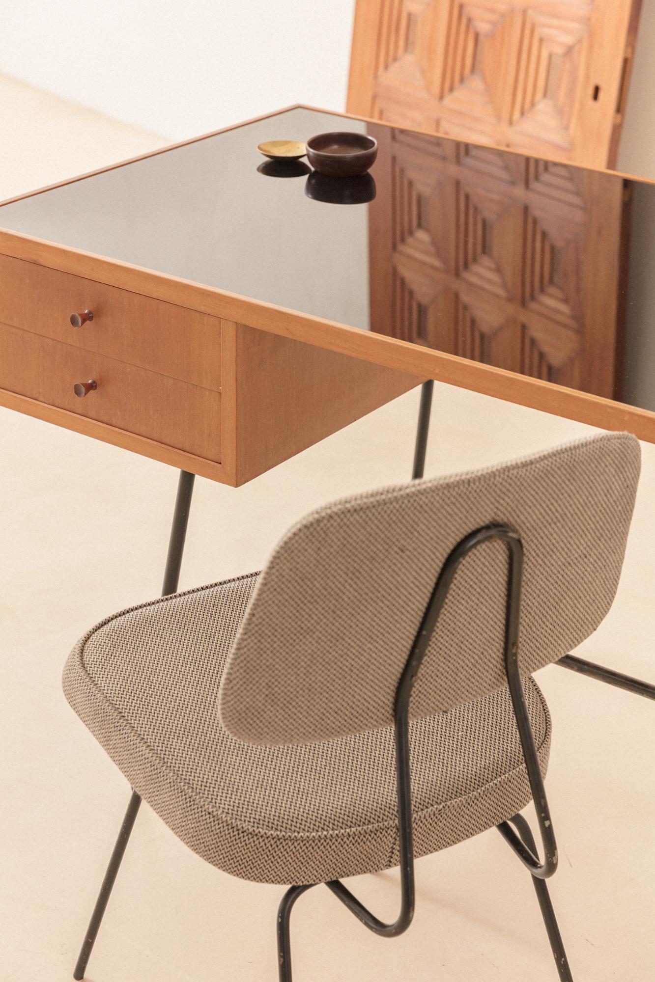 Mid-Century Modern Desk by Carlo Hauner and Martin Eisler, 1950 For Sale 6
