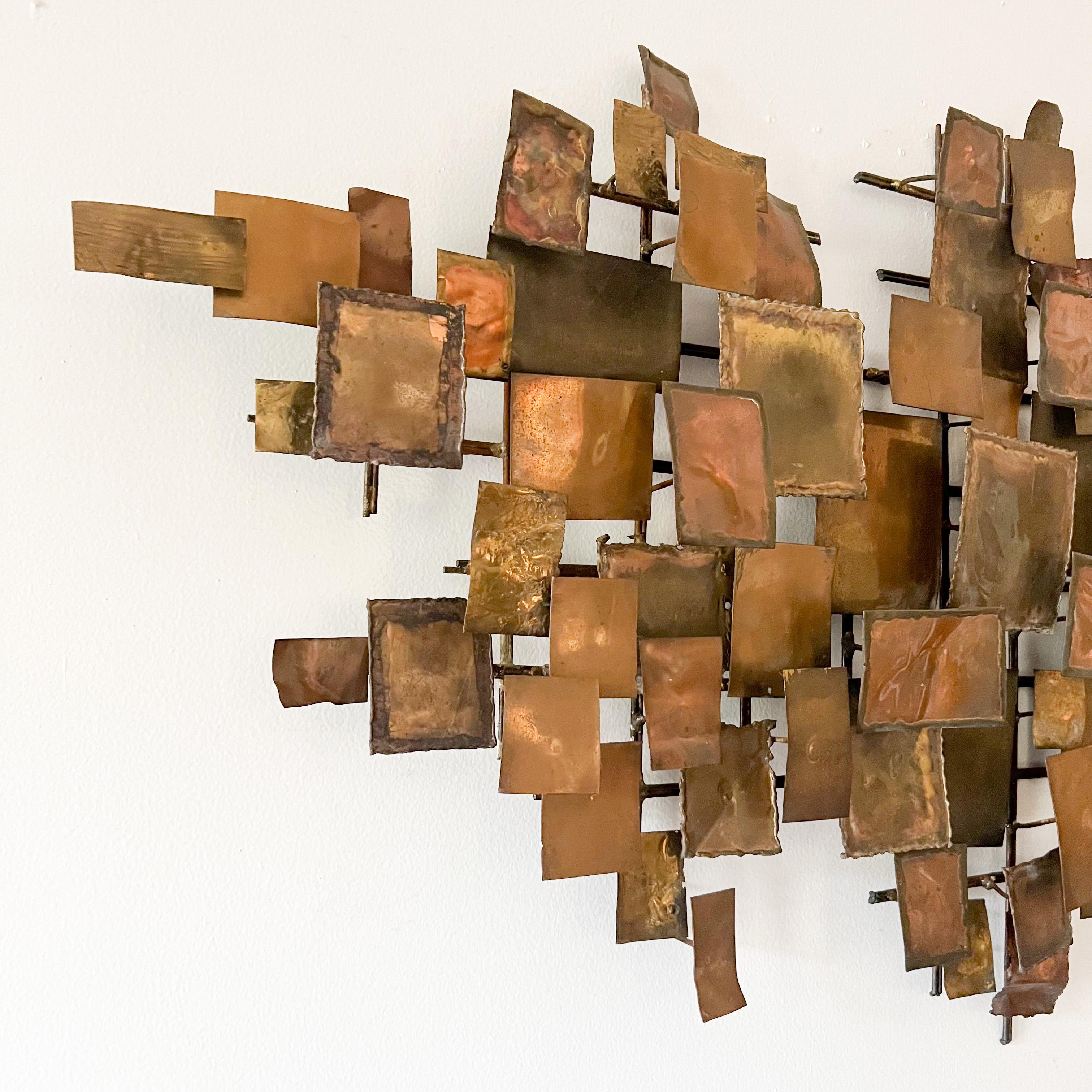 copper bronze wall art