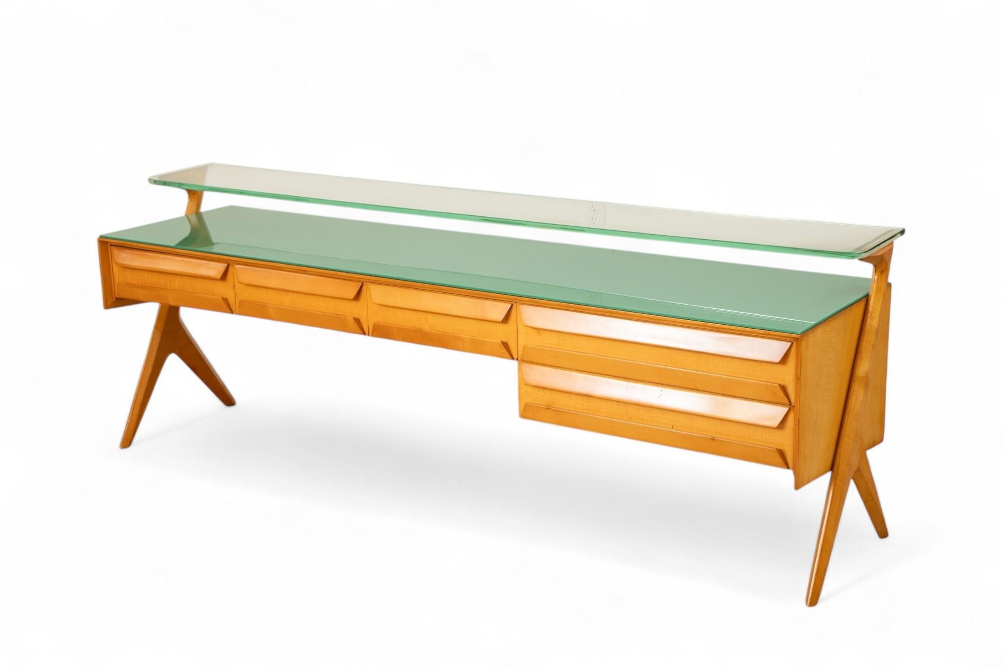 Cabinet Console Vanity di Vittorio Dassi, un mobile moderno di metà secolo,  Italia, anni '50 in vendita 11