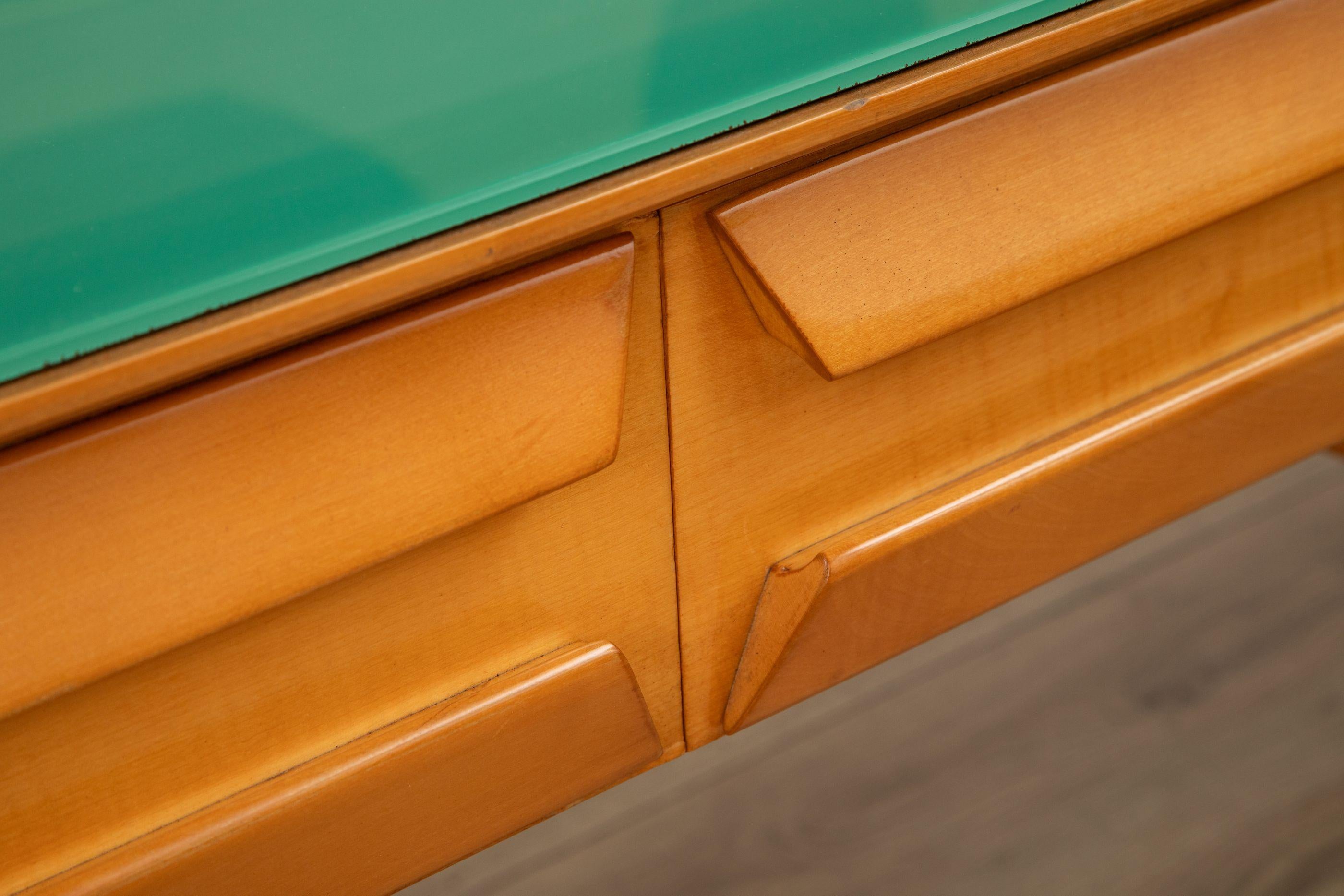 Italiano Cabinet Console Vanity di Vittorio Dassi, un mobile moderno di metà secolo,  Italia, anni '50 in vendita