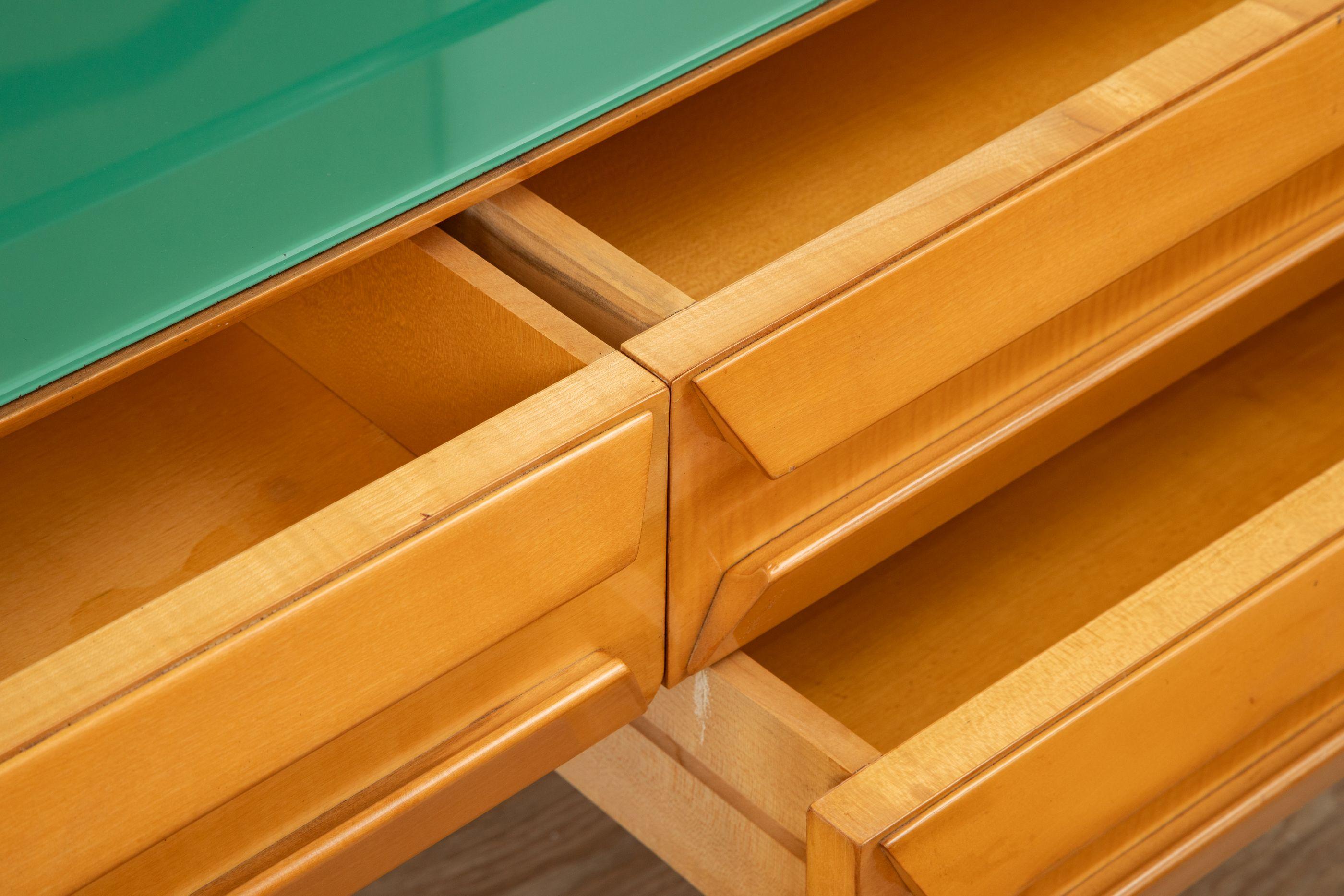 Cabinet Console Vanity di Vittorio Dassi, un mobile moderno di metà secolo,  Italia, anni '50 in vendita 1