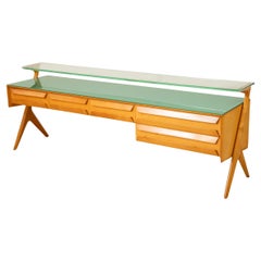 Mid-Century Modern Cabinet Console Vanity von Vittorio Dassi,  Italien, 1950er Jahre