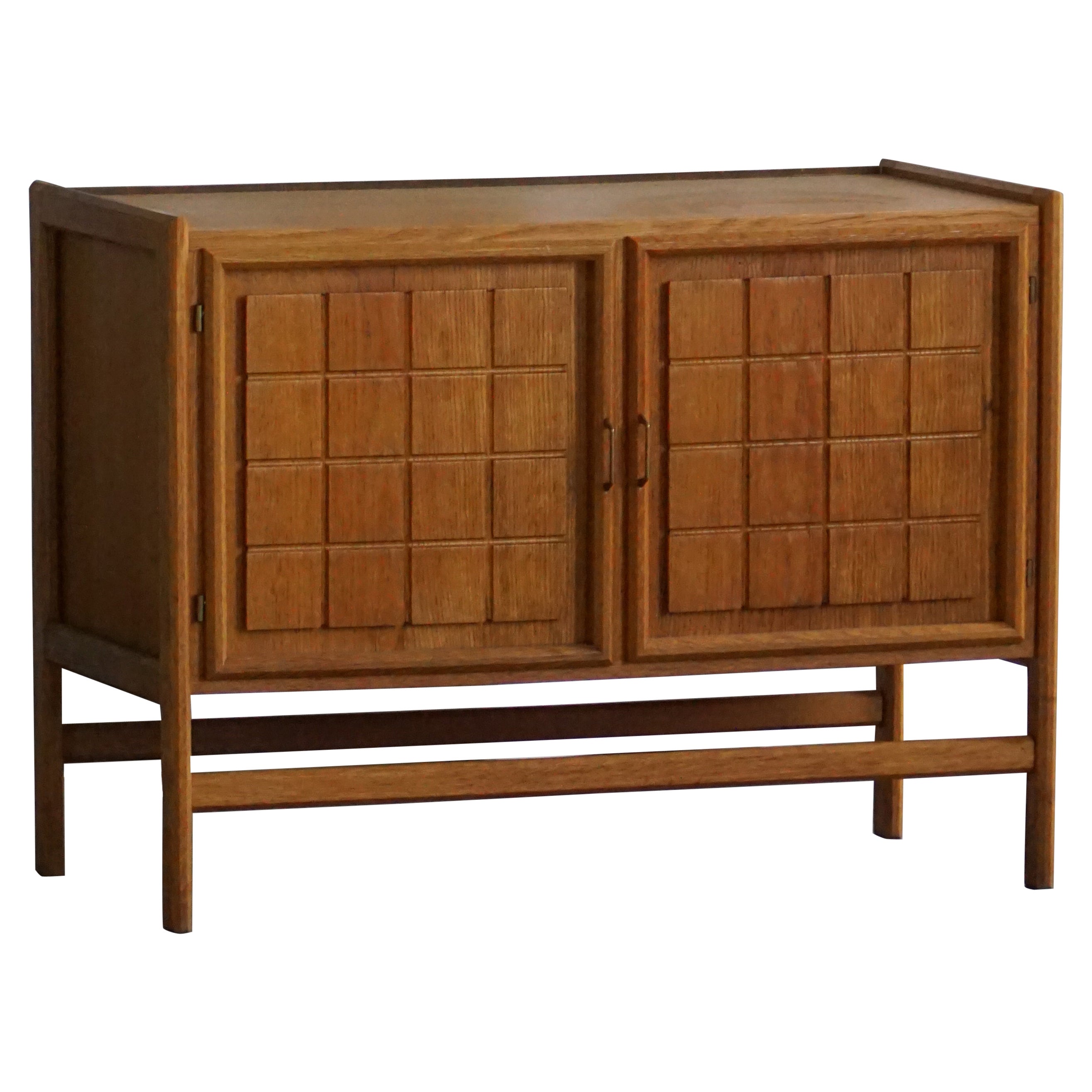 Mid-Century Modern, Cabinet in Oak, By a Danish Cabinetmaker in the 1960s