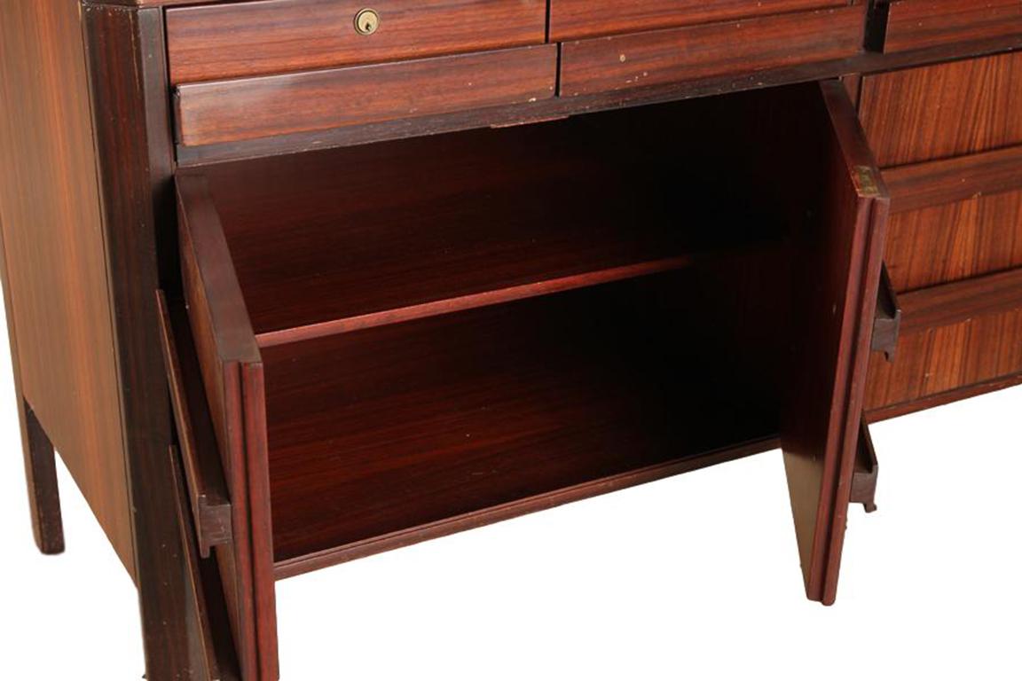 Mid-Century Modern Cabinet in Rosewood, Danish, circa 1960 In Good Condition In Banner Elk, NC