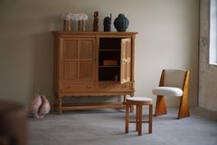 Mid-Century Modern Cabinet in Solid Oak, Made by a Danish Cabinetmaker, 1960s