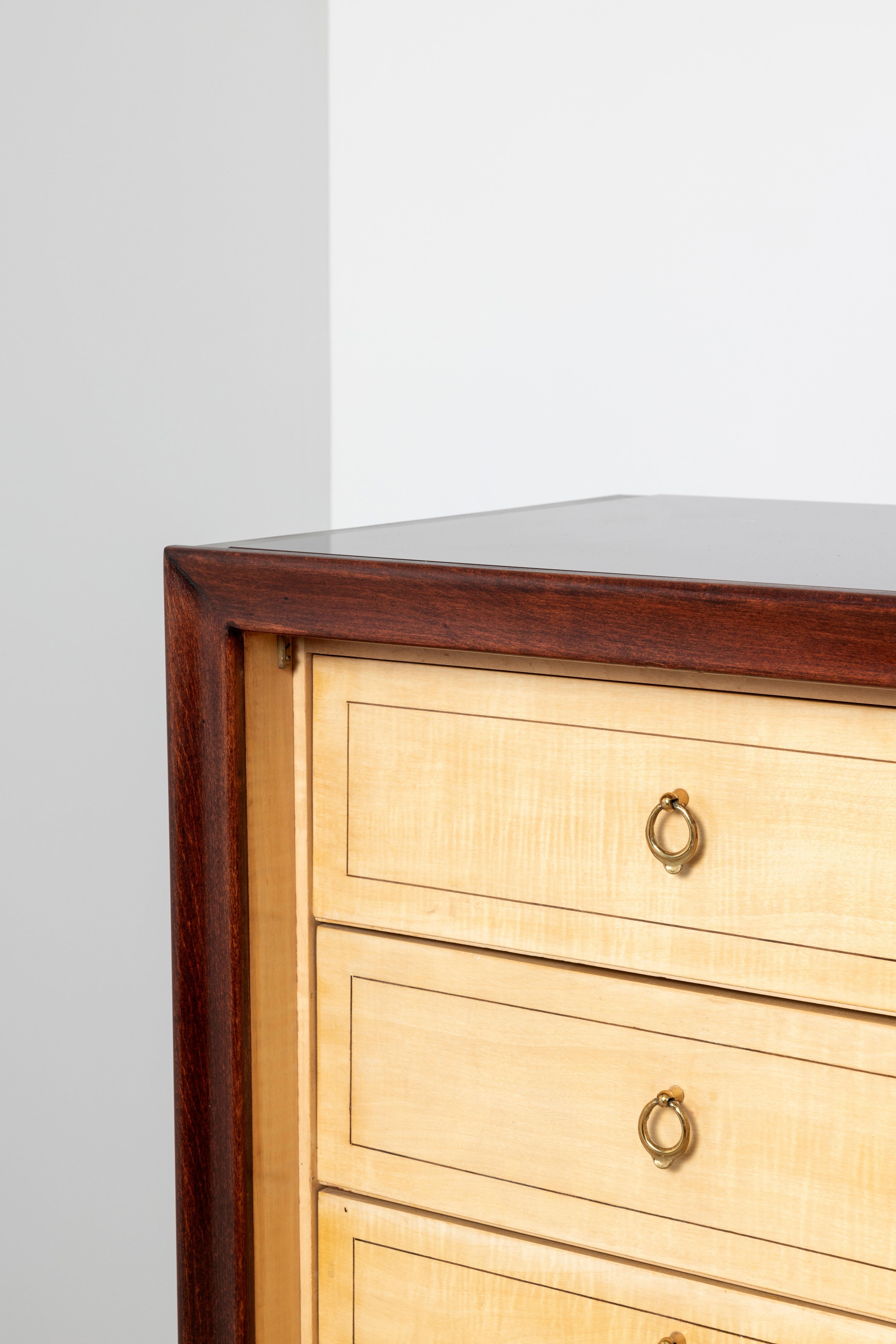 Meuble de rangement moderne du milieu du siècle dans le style d'Osvaldo Borsani, Italie, années 1960 en vente 2