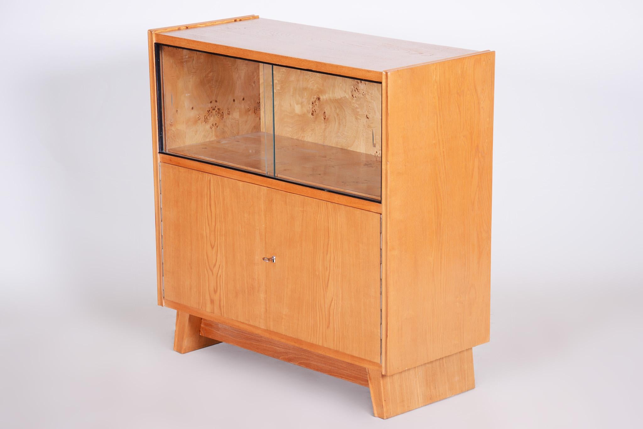 Mid-20th Century Mid Century Modern Cabinet Made in 1940s Czechia, Fully Restored  For Sale
