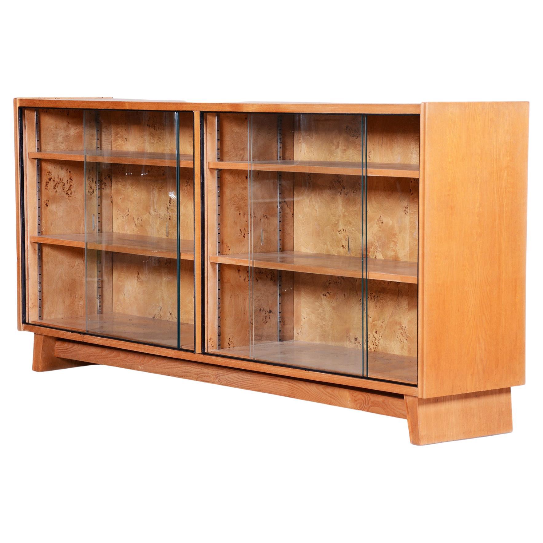 Mid-Century Modern Cabinet Made in 1940s Czechia, Fully Restored  For Sale