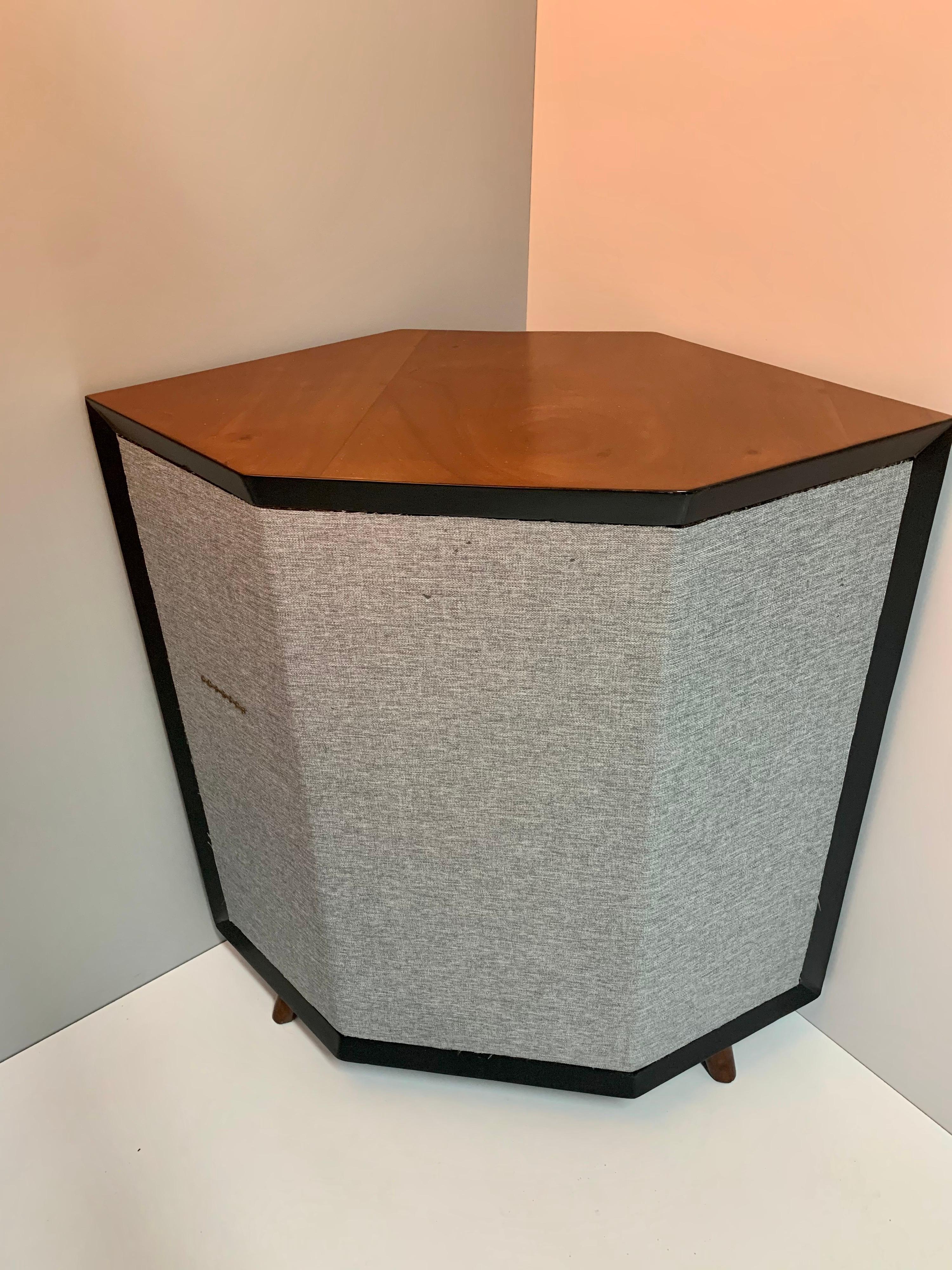 mid century modern speaker cabinet