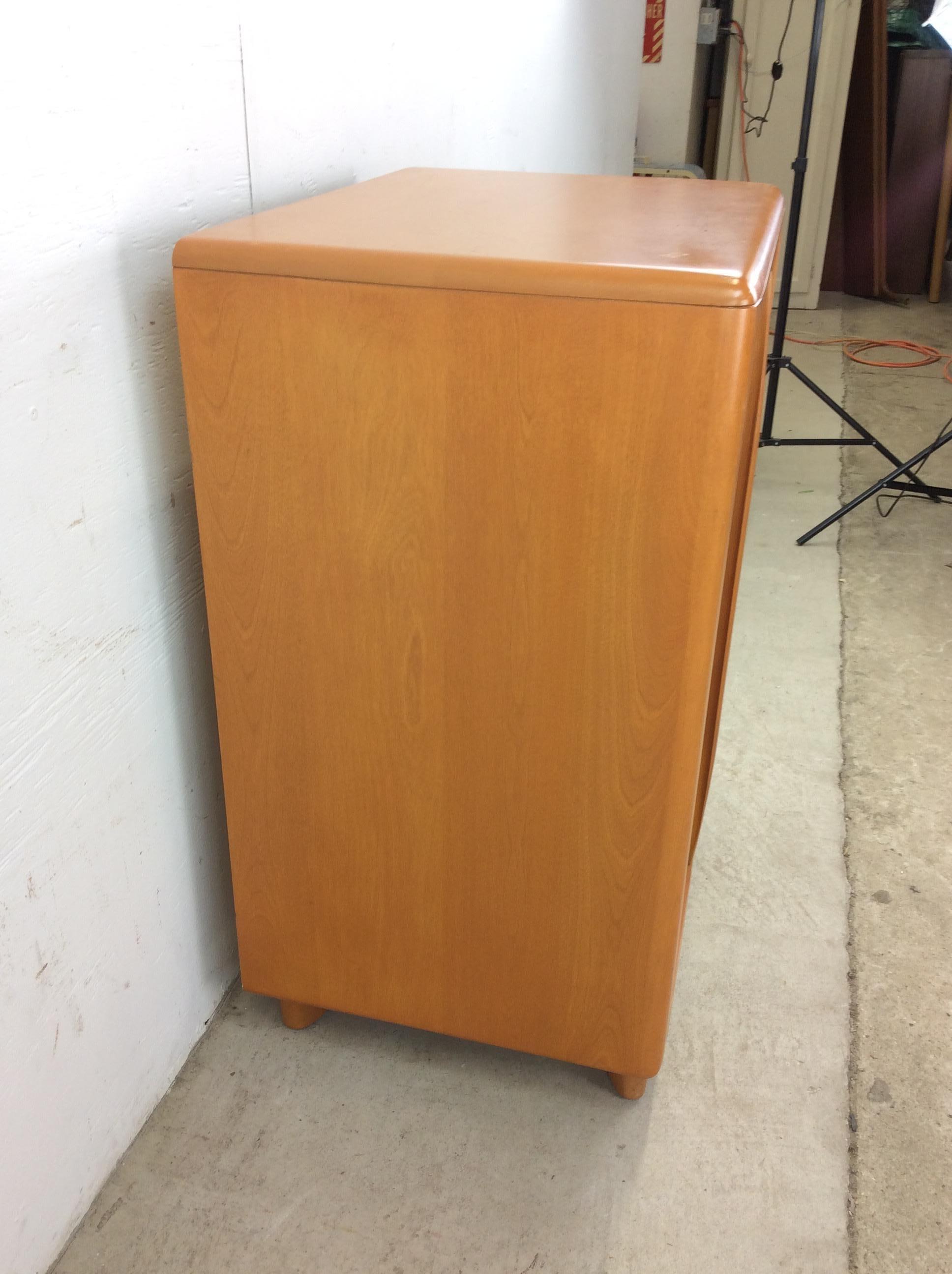 Mid Century Modern Cabinet with Tambour Door by Heywood Wakefield For Sale 3
