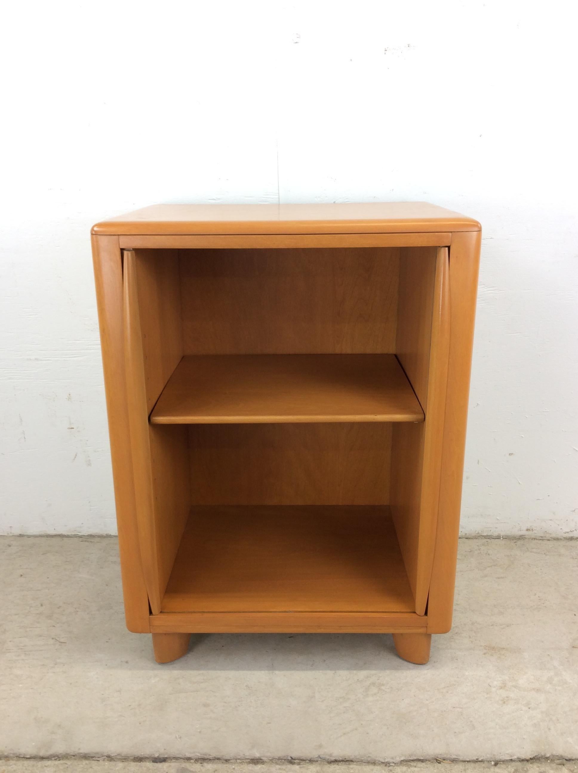 Mid Century Modern Cabinet with Tambour Door by Heywood Wakefield For Sale 5