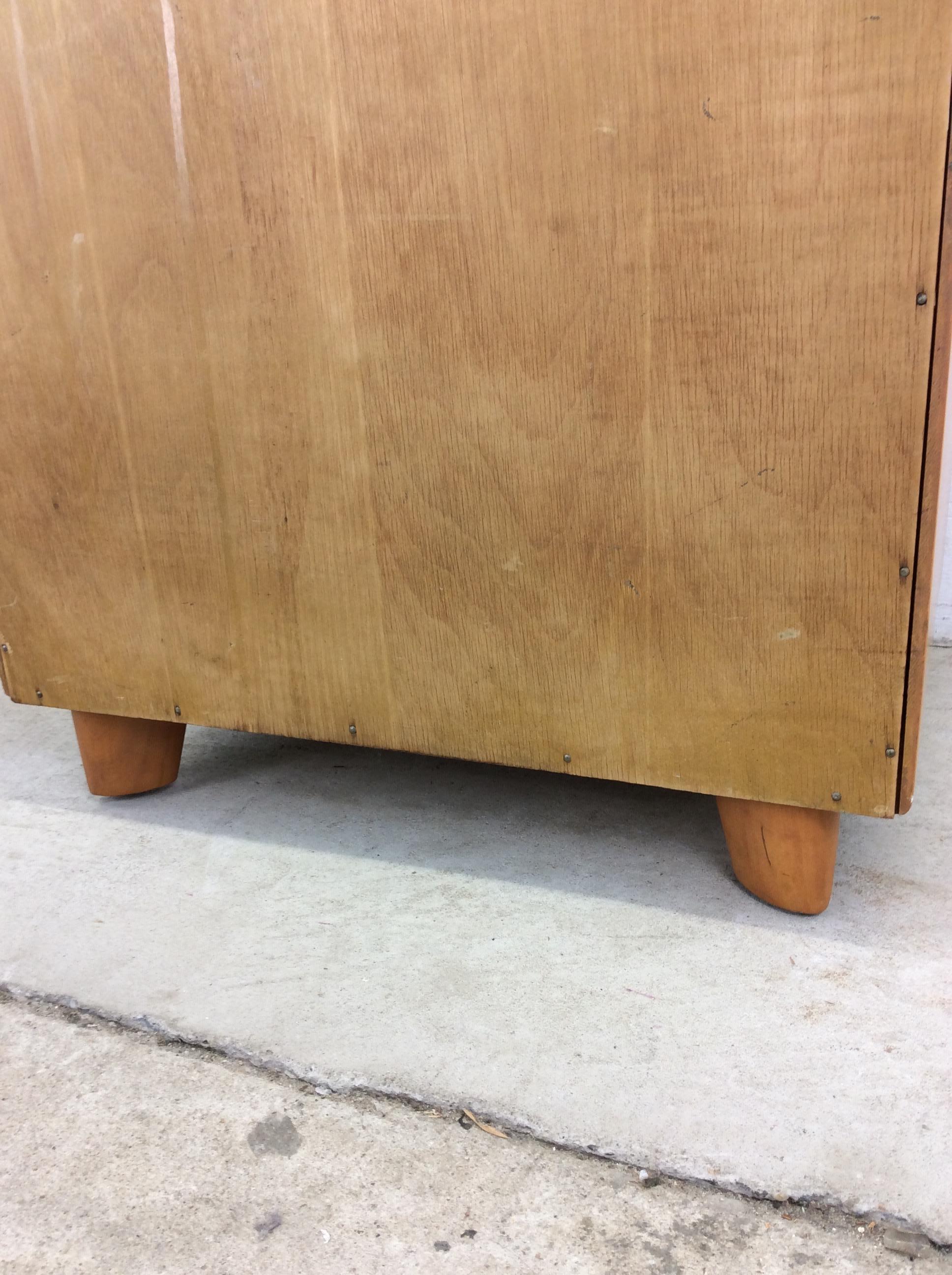 Mid Century Modern Cabinet with Tambour Door by Heywood Wakefield For Sale 11
