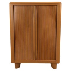 Mid Century Modern Cabinet with Tambour Door by Heywood Wakefield
