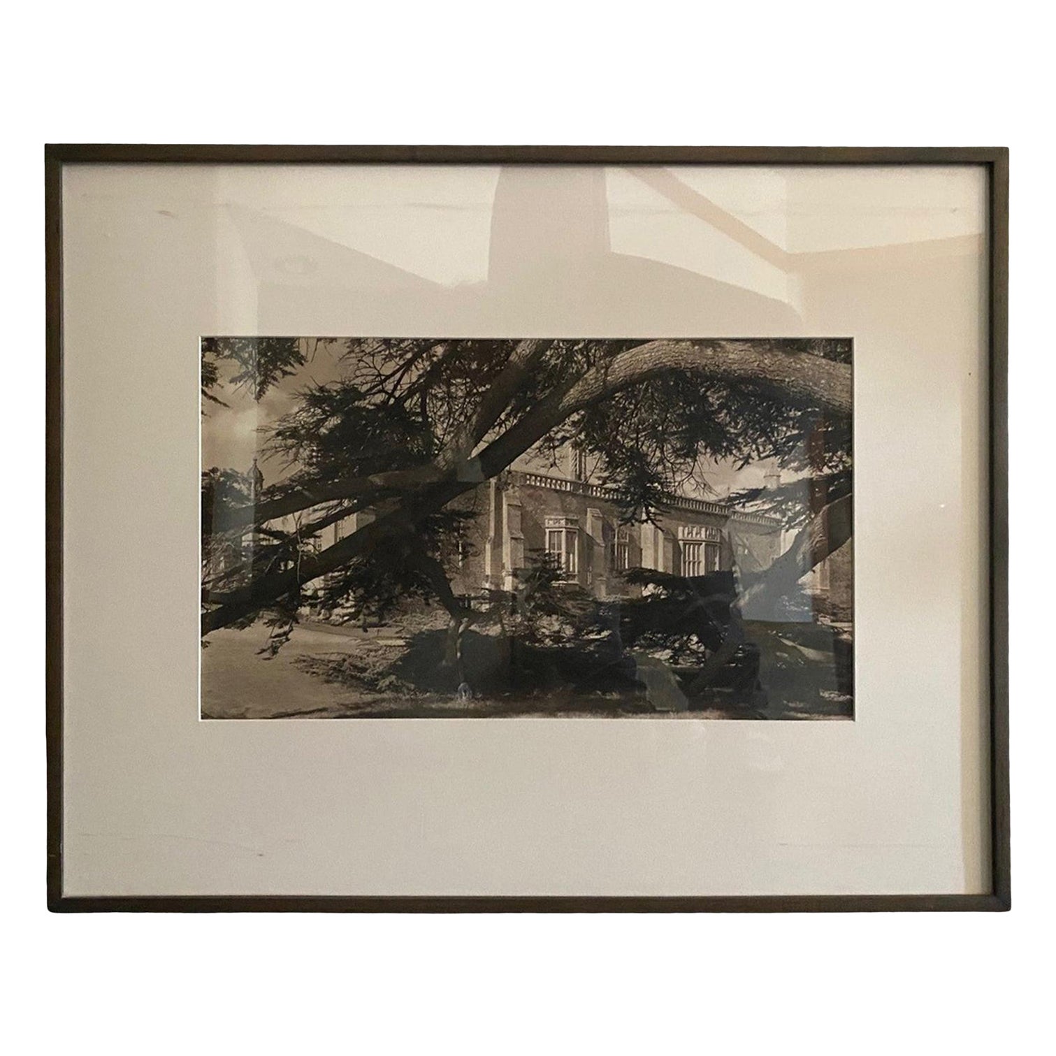 Architecture californienne moderne du milieu du siècle dernier, photographie Sepia en gélatine argentique en vente