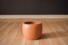 Mid Century Modern California Terra Cotta Planter Pot by Gainey Ceramics