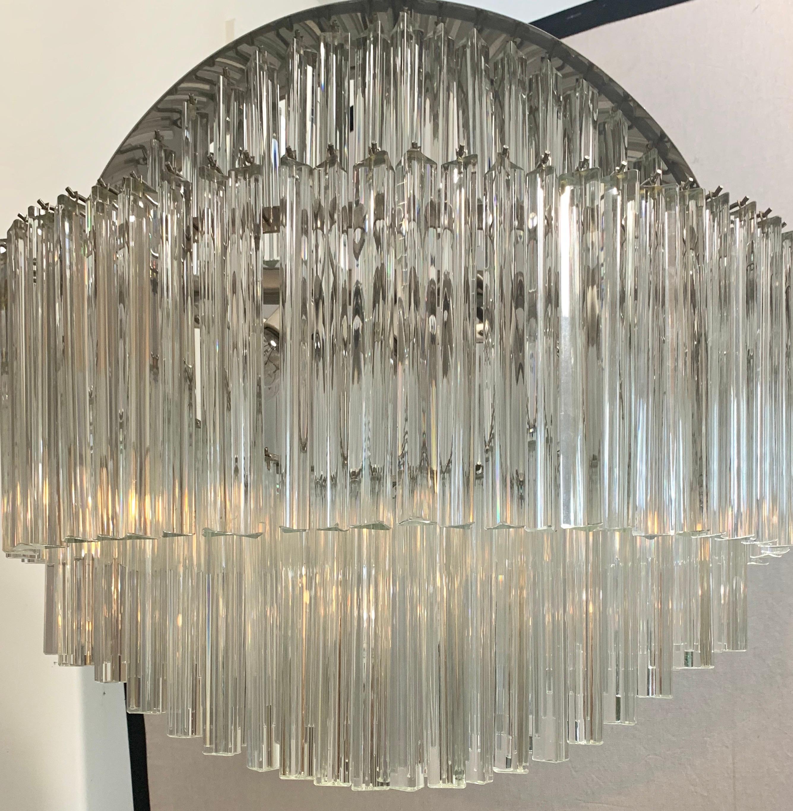 camer glass chandelier