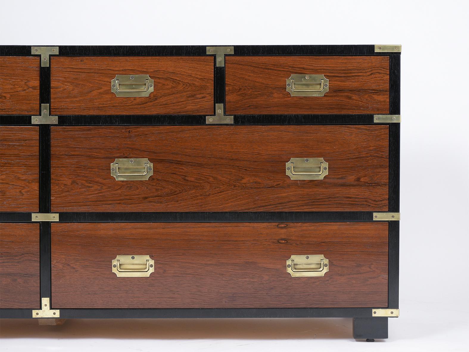 American Mid-Century Modern Campaign Chest