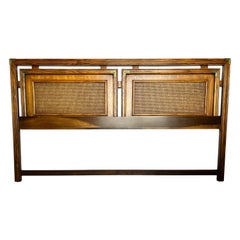 Mid-Century Modern Campaign King Headboard