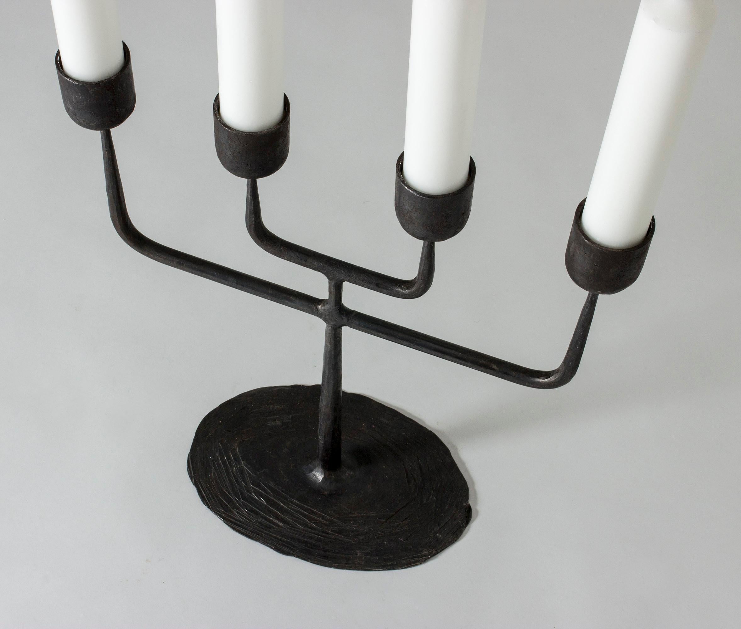 Swedish Mid-Century Modern Candelabra by Erik Höglund