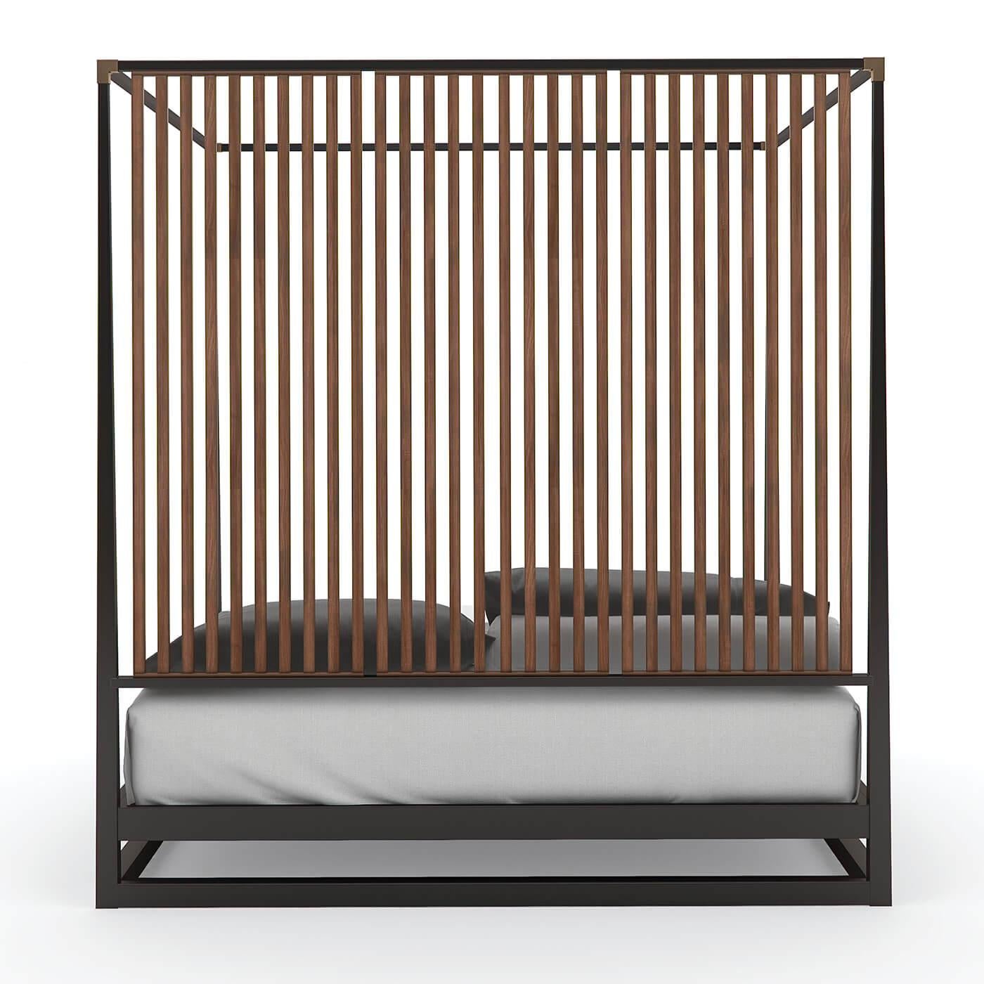 modern canopy bed queen