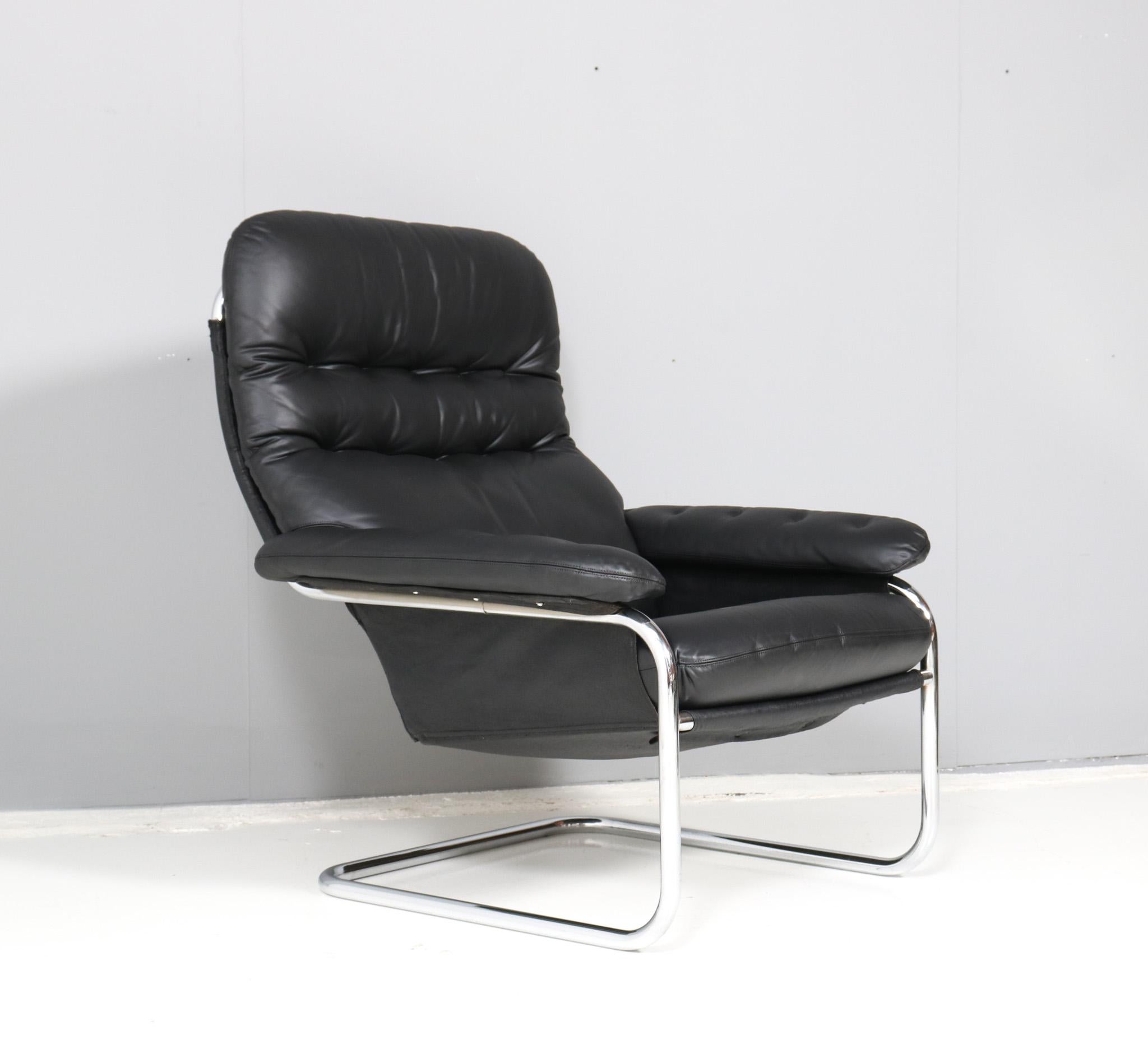 Late 20th Century Mid-Century Modern Cantilever Lounge Chair by Sam Larsson for Dux, 1972 For Sale