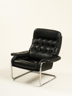 Mid-Century Modern Cantilever Lounge Chair 'Sesam' by Sam Larsson for Dux, 1970s