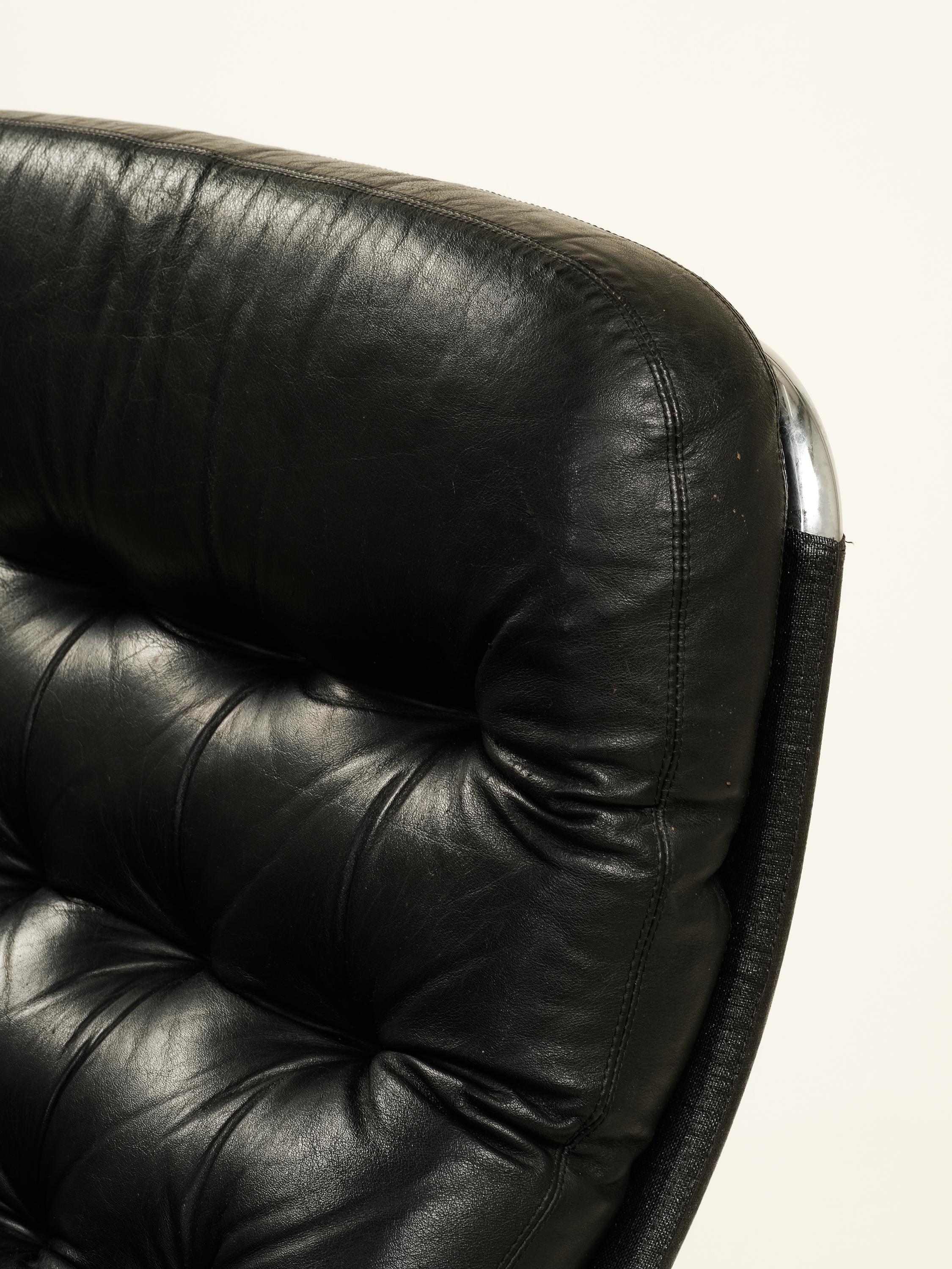 Mid-Century Modern Cantilever Lounge Chair 'Sesam' by Sam Larsson for Dux, 1970s 1