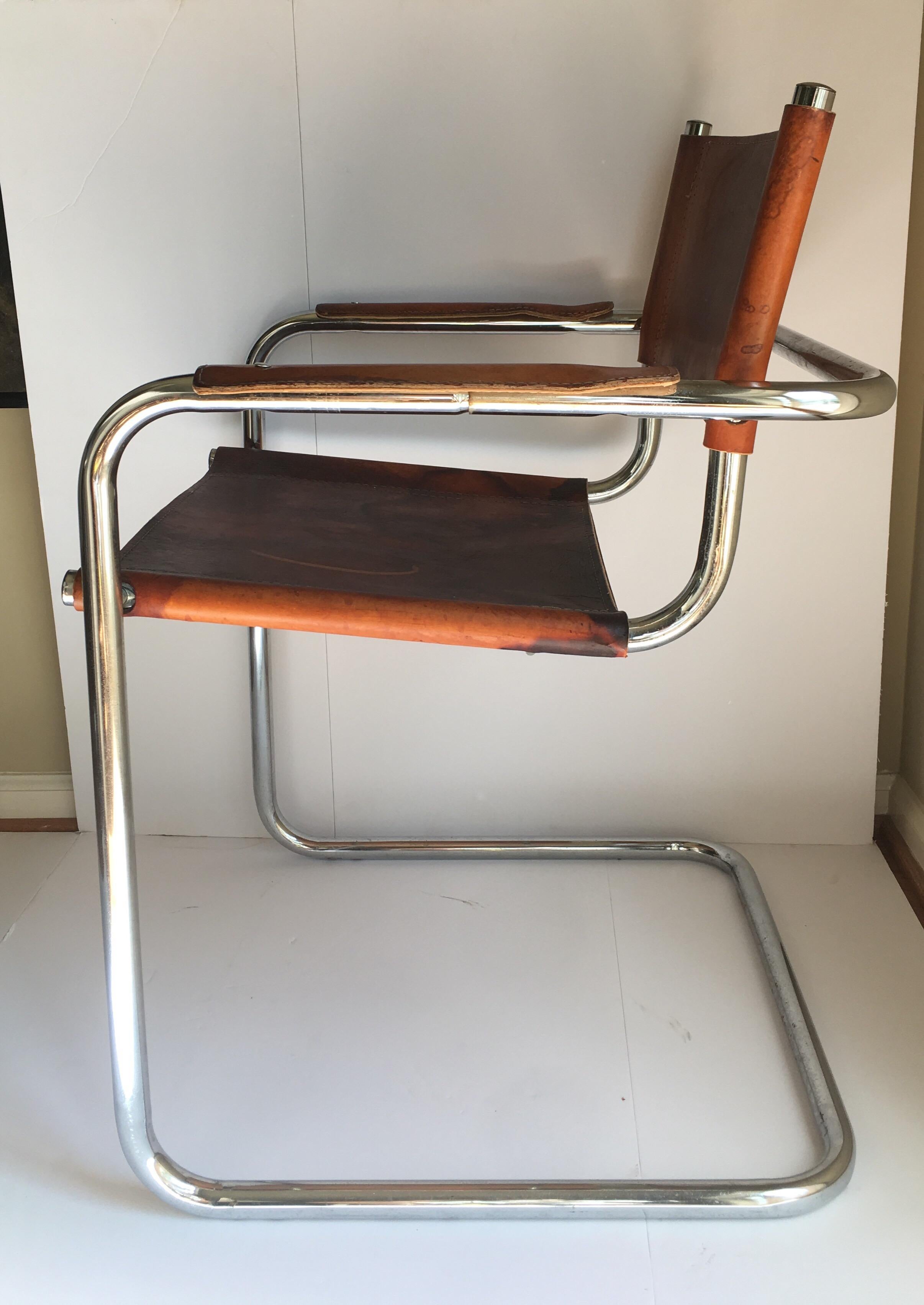 mid century cantilever chair