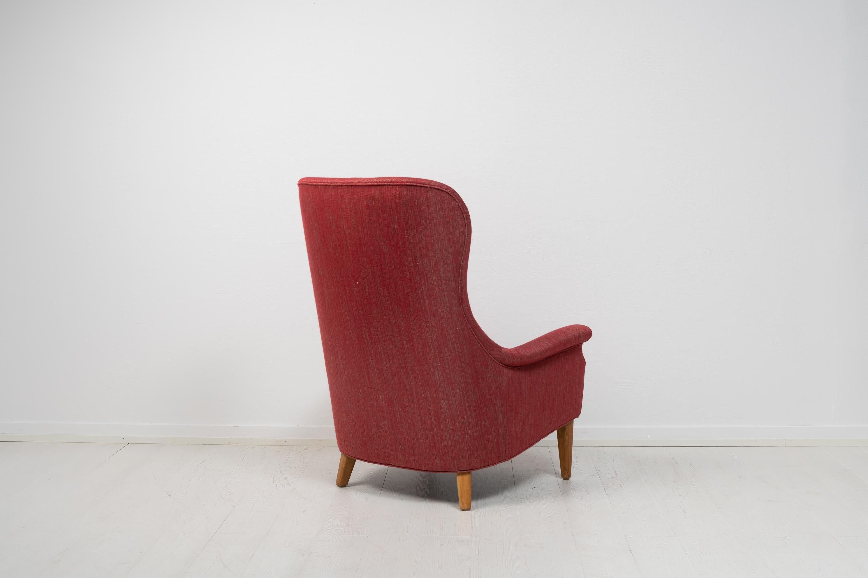 20th Century Mid-Century Modern Carl Malmsten Armchair For Sale