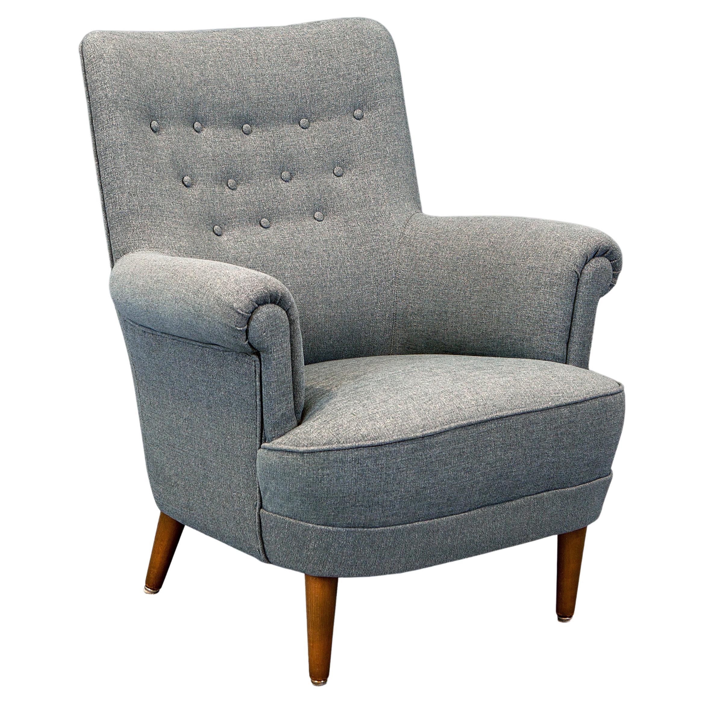 Mid-century modern Carl Malmsten "Hemmakväll" armchair