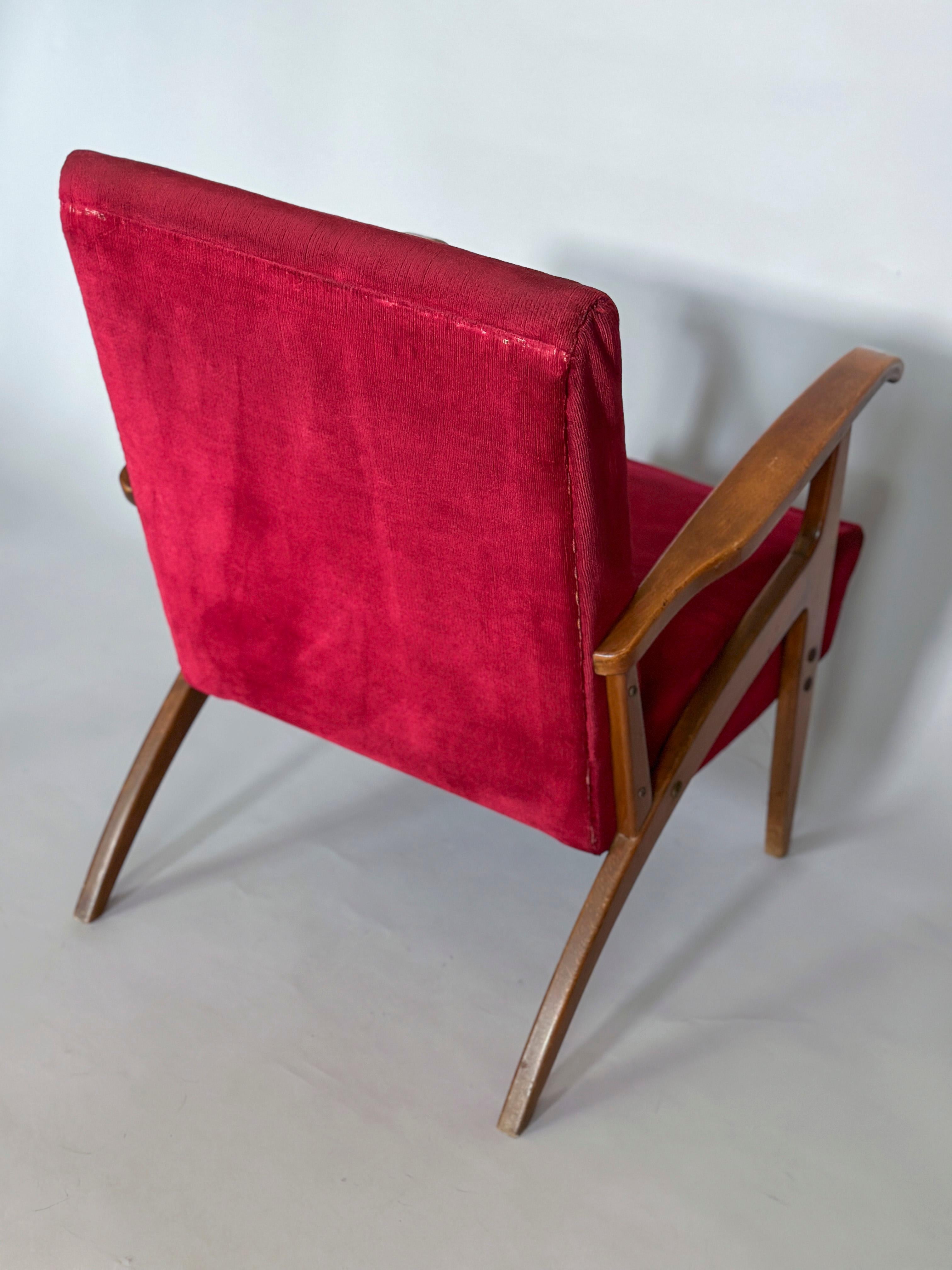 Moderner Carlo Mollino-Sessel aus der Mitte des Jahrhunderts in Originalzustand, Italien 1950 im Angebot 5