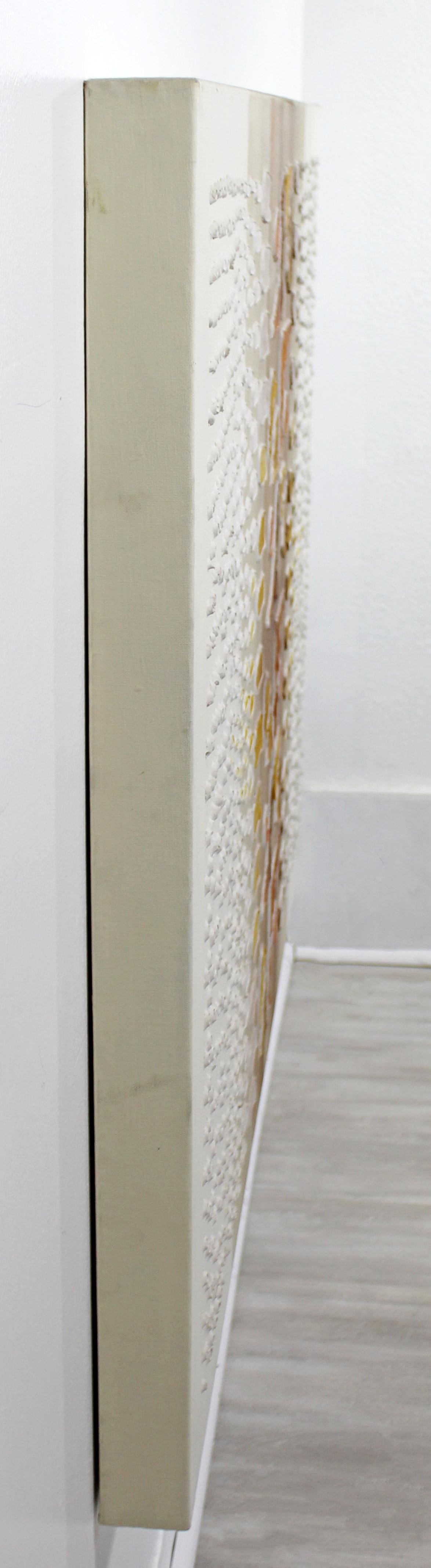 Mid-Century Modern Carlo of Hollywood Signed Textural Abstract Art 1970s 36/100 In Good Condition In Keego Harbor, MI