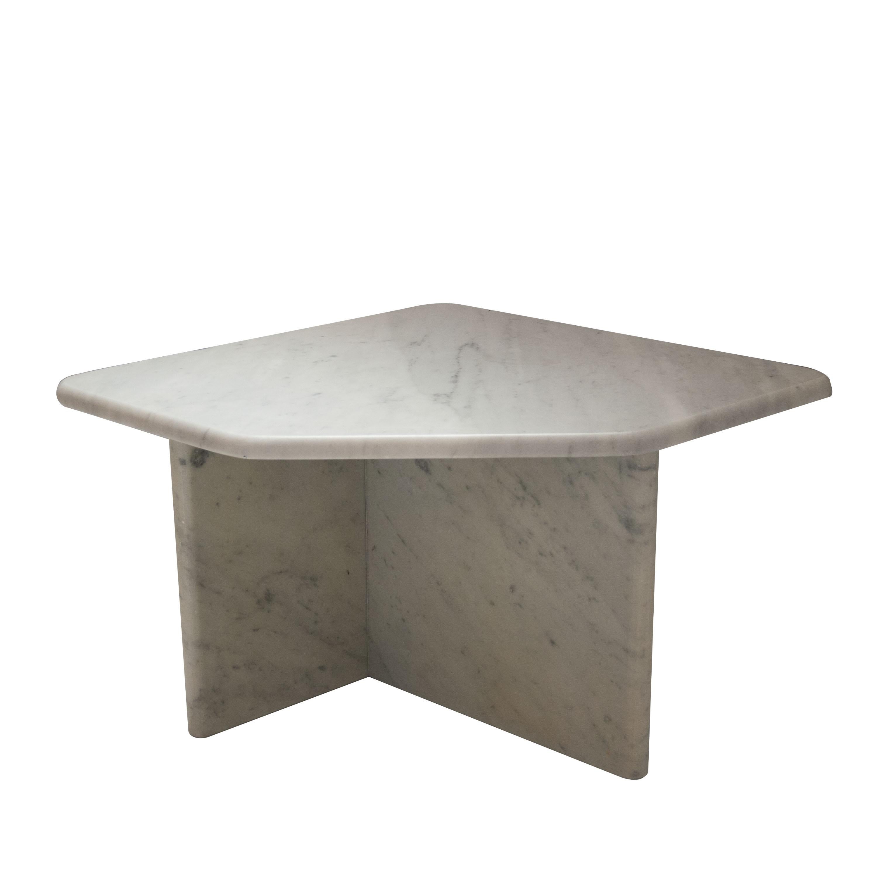 Mid-Century Modern Carrara Marble Center Table, Italy, 1960 In Good Condition In Madrid, ES