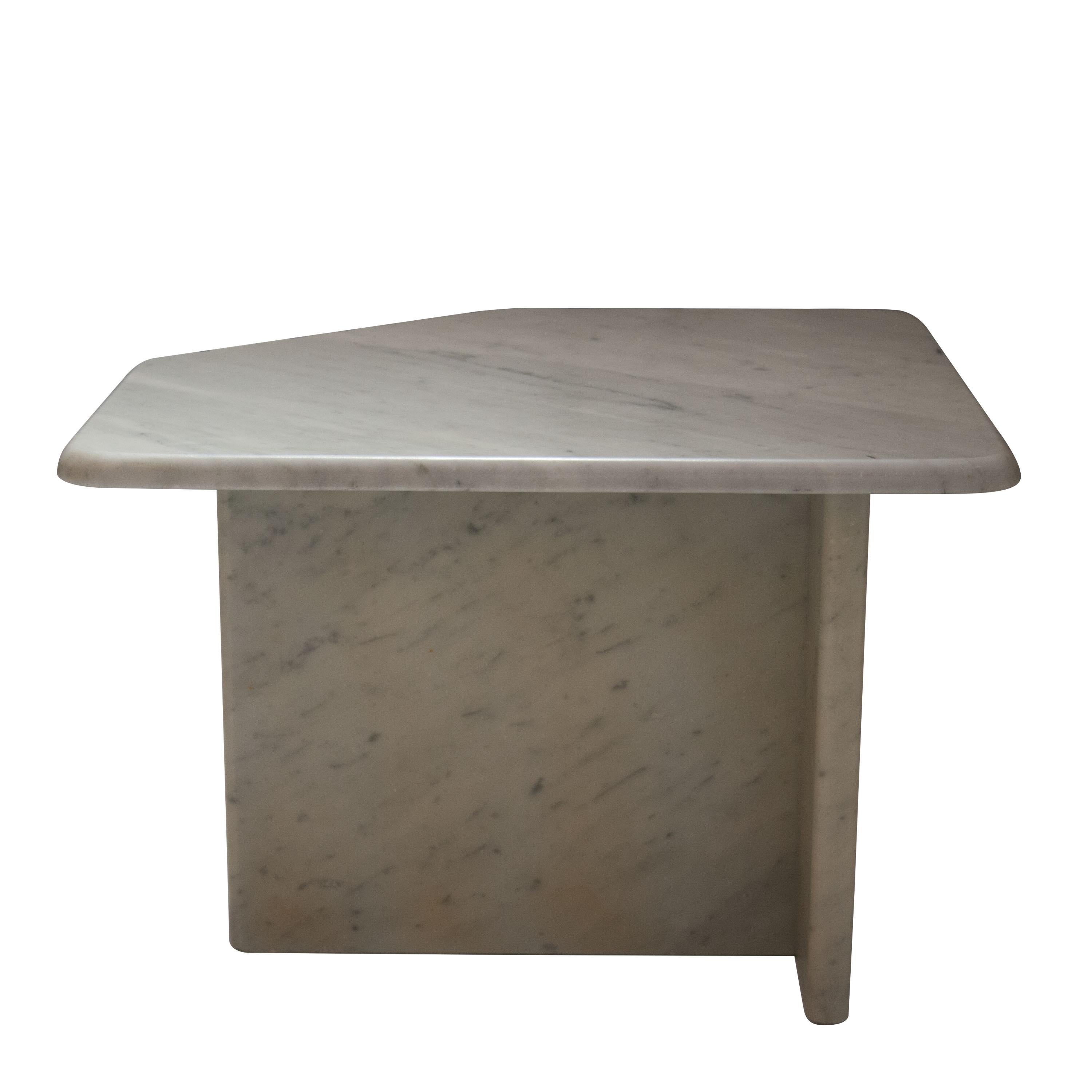 Mid-Century Modern Carrara Marble Center Table, Italy, 1960 1