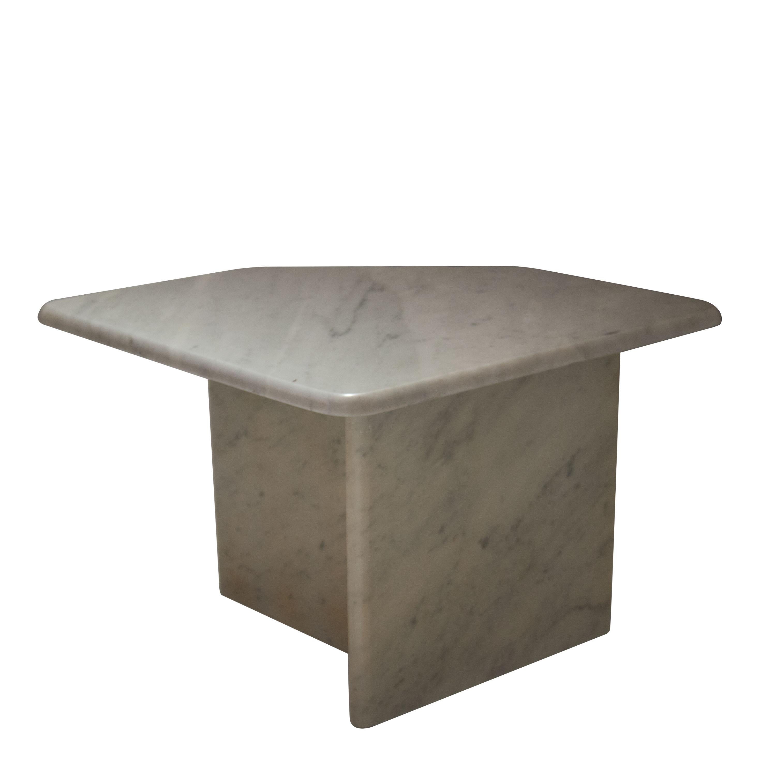 Mid-Century Modern Carrara Marble Center Table, Italy, 1960 2