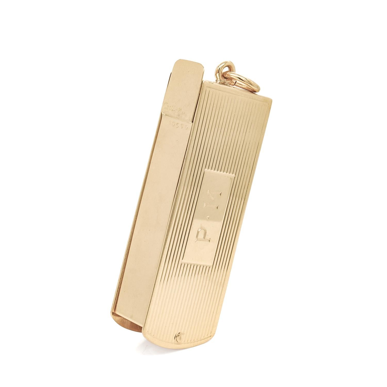 Mid-Century Modern Cartier 14k Gold Klappbares Loupe- oder Vergrößerungsglas, Mid-Century Modern 7