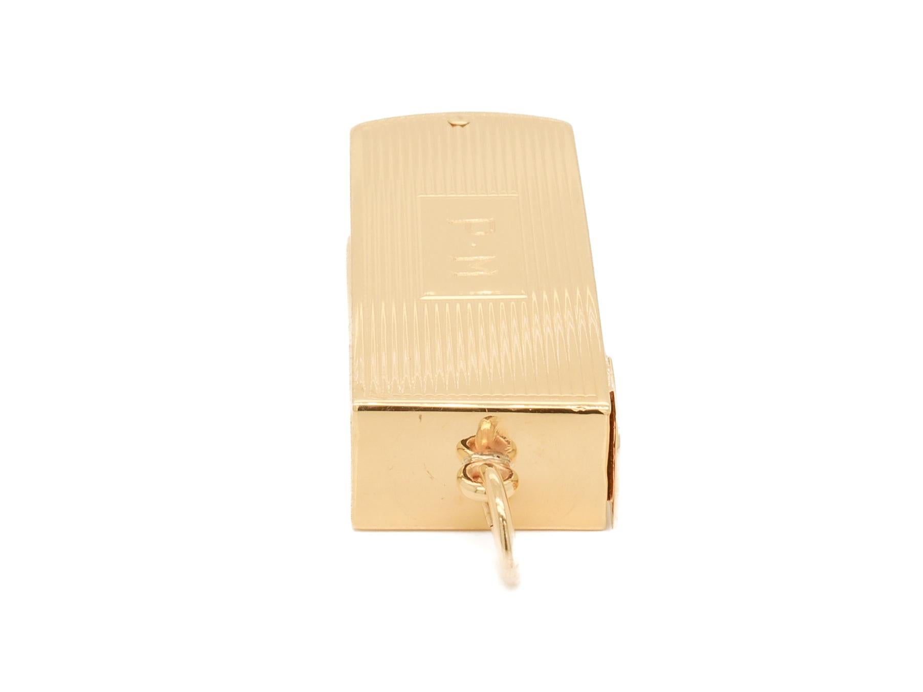 Mid-Century Modern Cartier 14k Gold Klappbares Loupe- oder Vergrößerungsglas, Mid-Century Modern 13