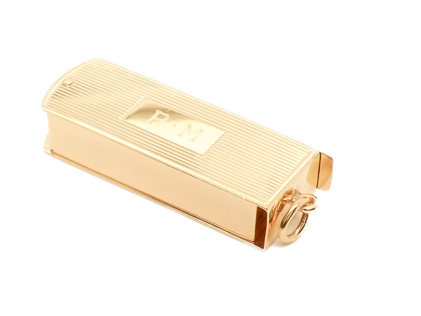 Mid-Century Modern Cartier 14k Gold Klappbares Loupe- oder Vergrößerungsglas, Mid-Century Modern 1