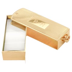 Mid-Century Modern Cartier 14k Gold Klappbares Loupe- oder Vergrößerungsglas, Mid-Century Modern