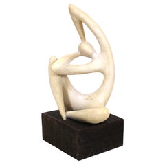 Mid-Century Modern Carved Alabaster Sculpture