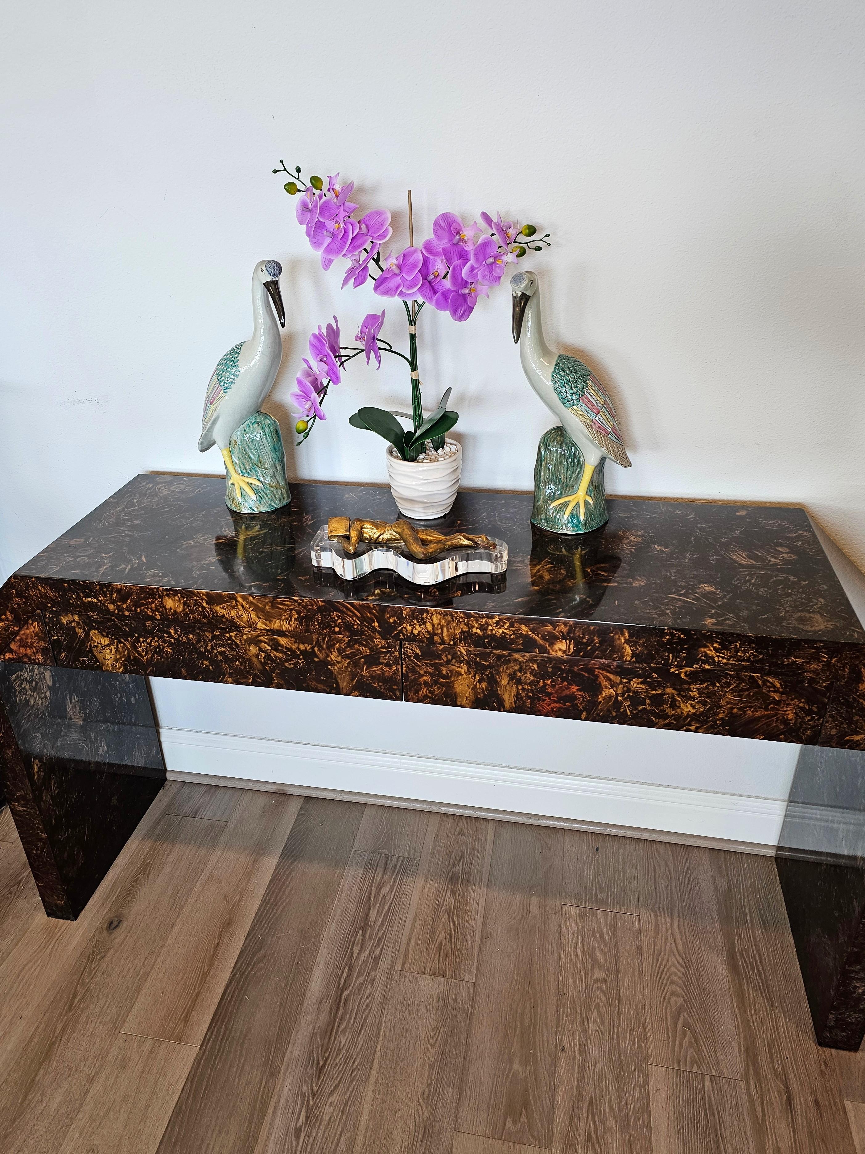 Mid-Century Modern Carved Giltwood Figure on Lucite Sculpture For Sale 14