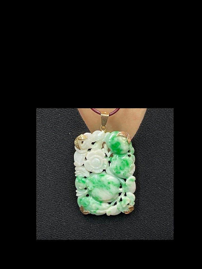 modern jade pendant