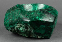 Mid-Century Modern Carved and Polished Malachite Specimen Bowl