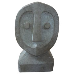 Mid-Century Modern Carved Stone Sculpture