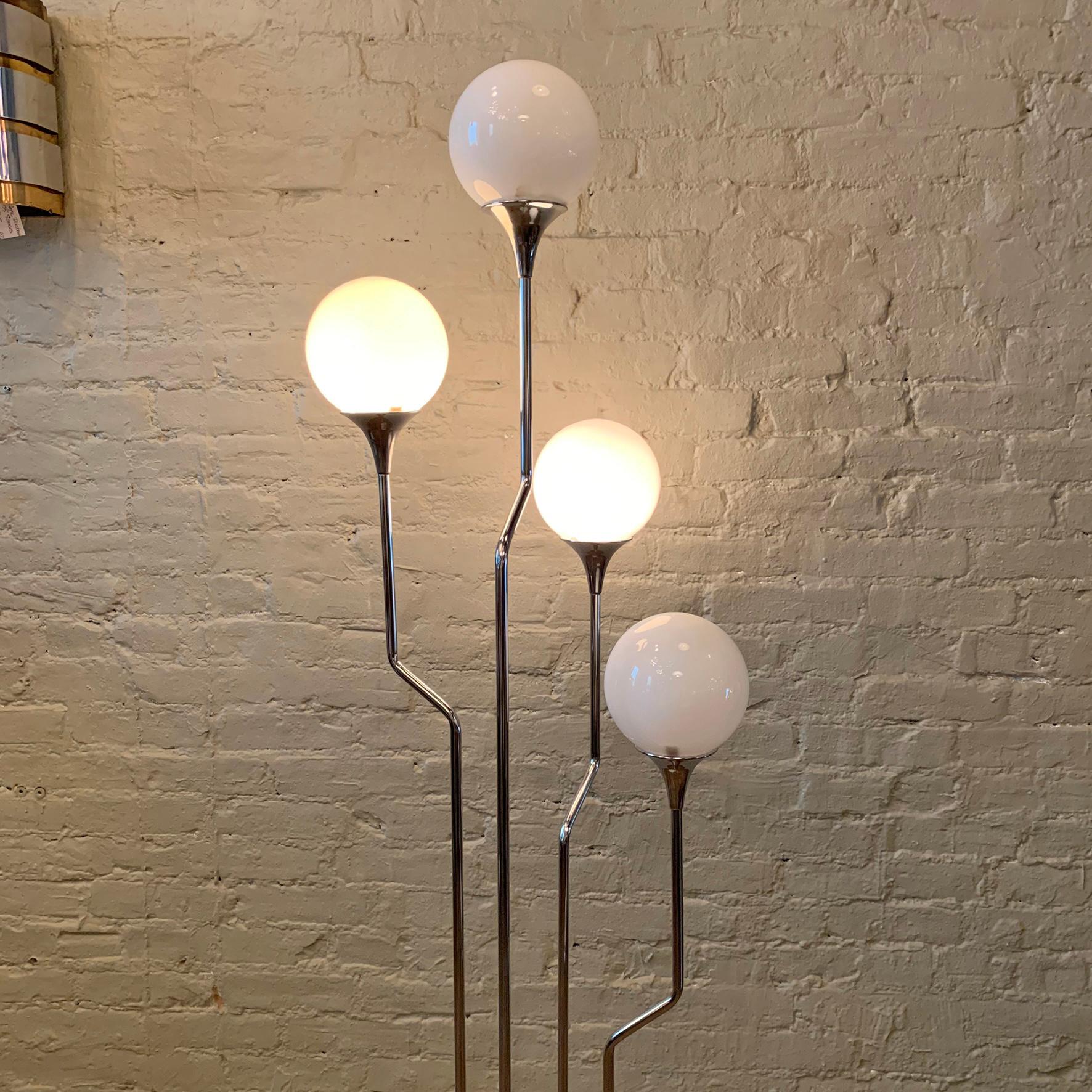 multi globe floor lamp