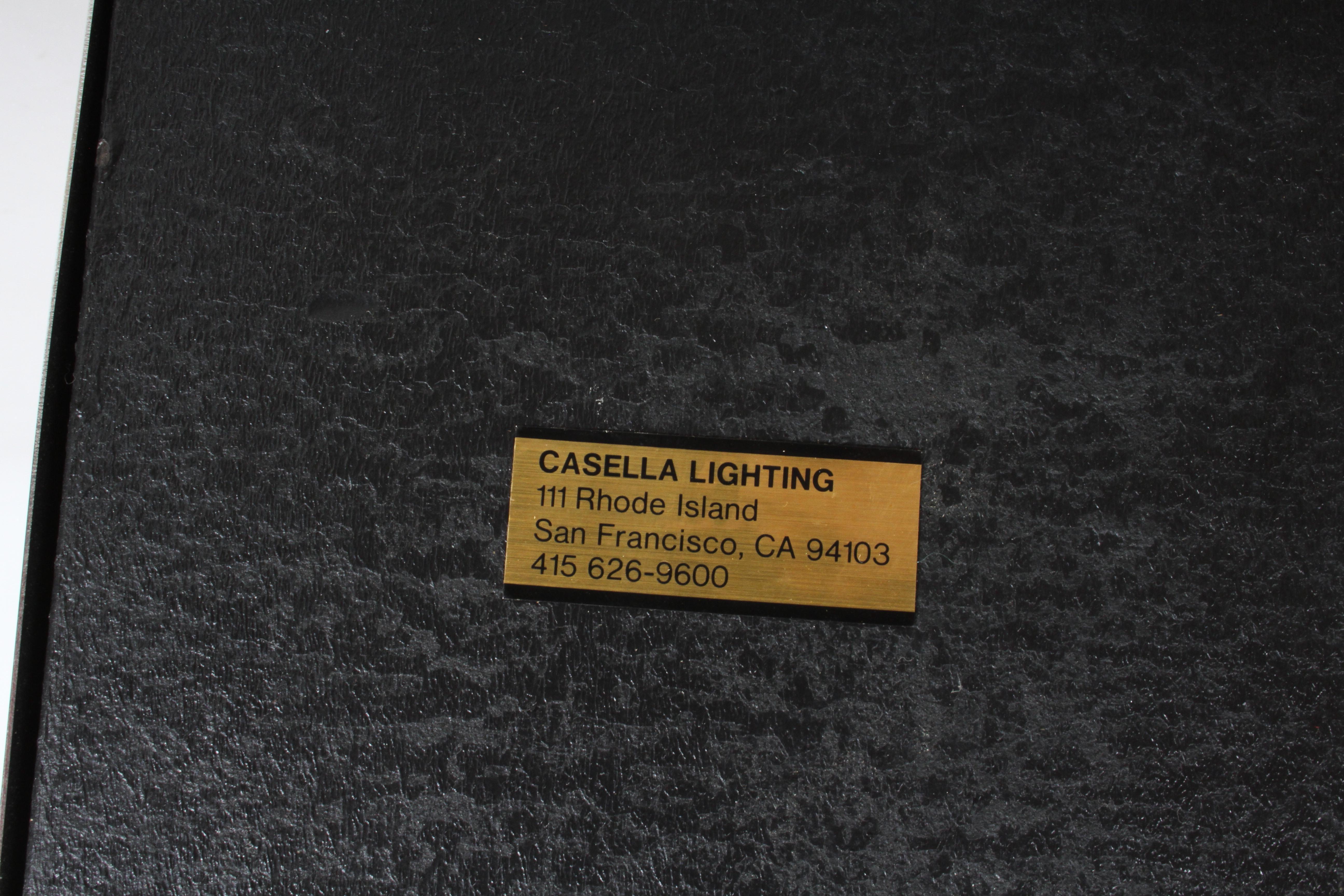 Mid-Century Modern Casella Chrome Adjustable Pharmacy Floor Reading Lamp For Sale 7