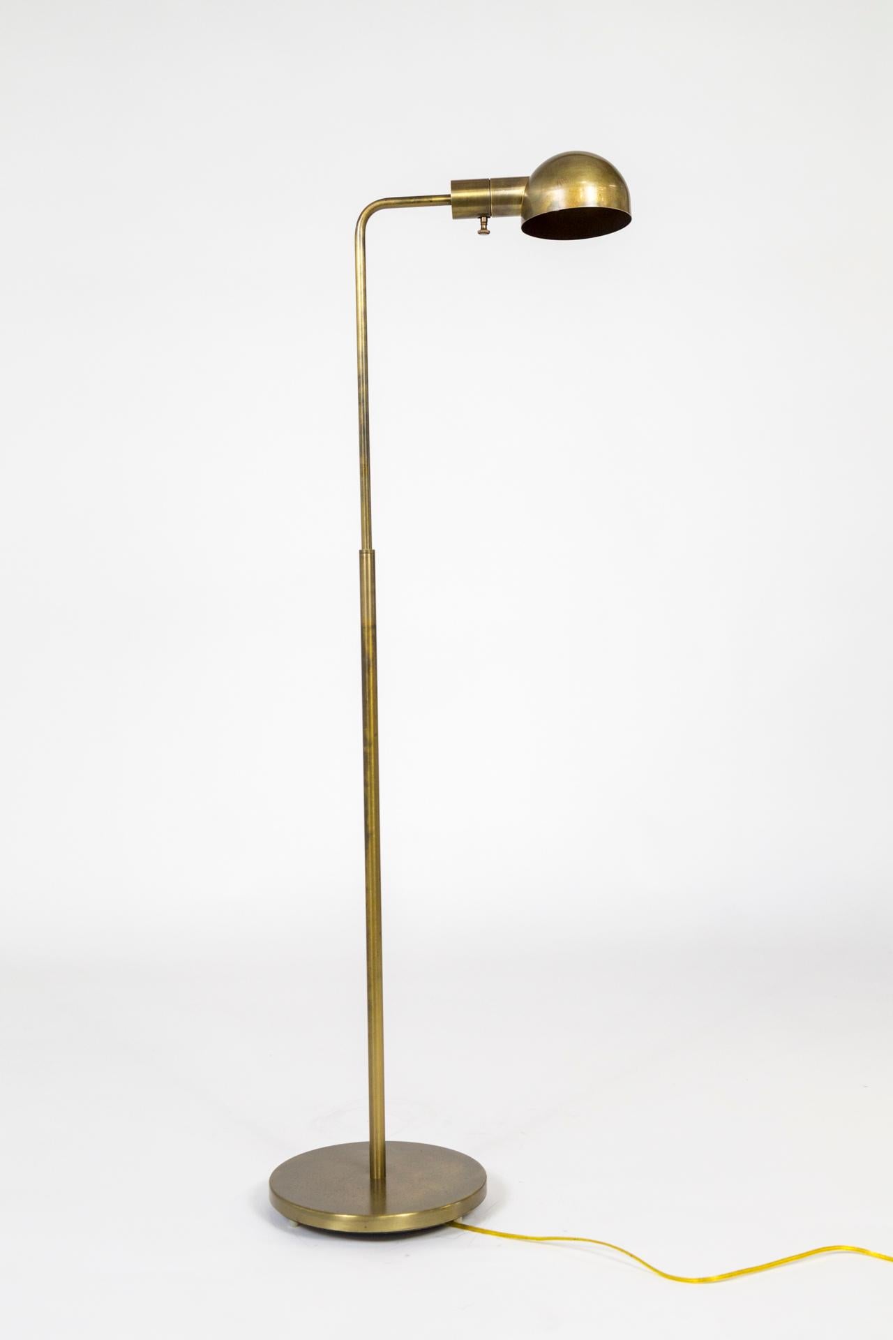 Brass Mid-Century Modern Casella Pharmacy Floor Lamp 1 available. 